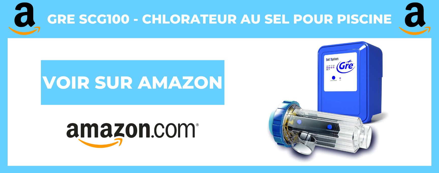 Gre SCG100 - Chlorateur au Sel pour Piscine