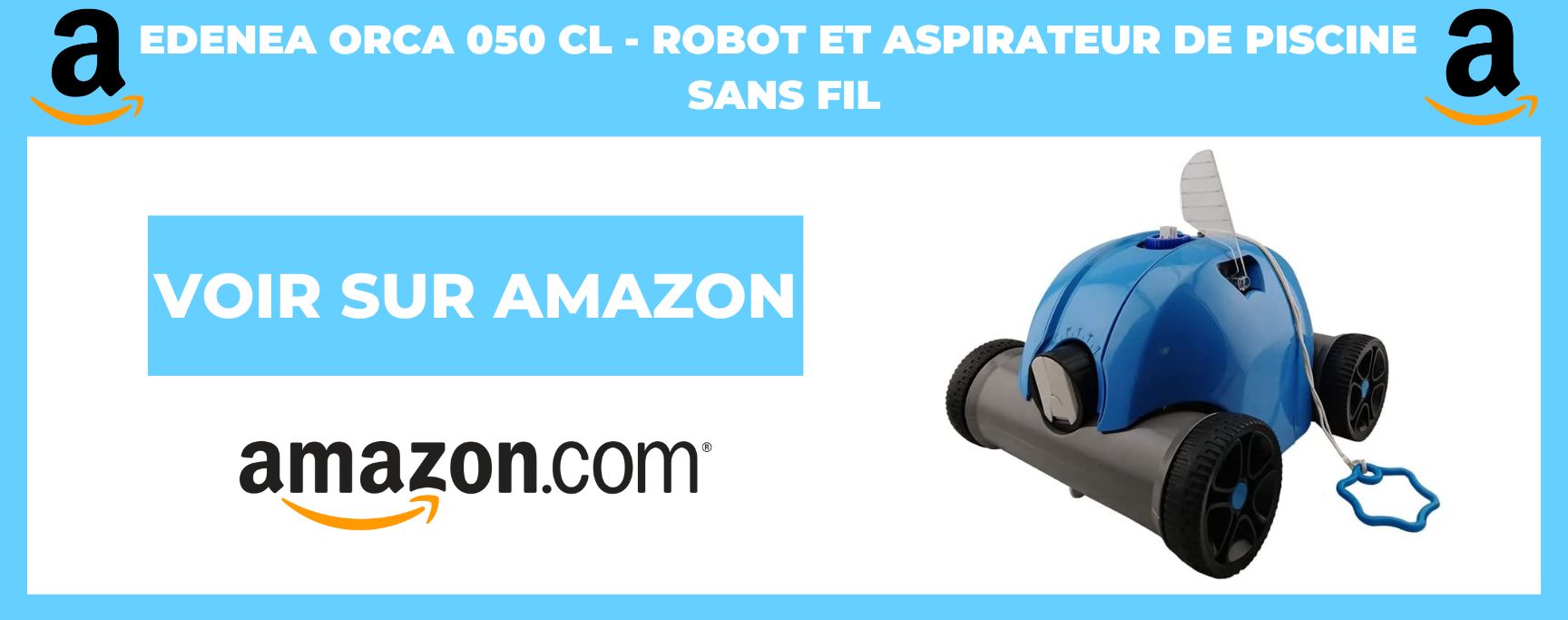 Balai Aspirateur Sans Fil pour Piscine