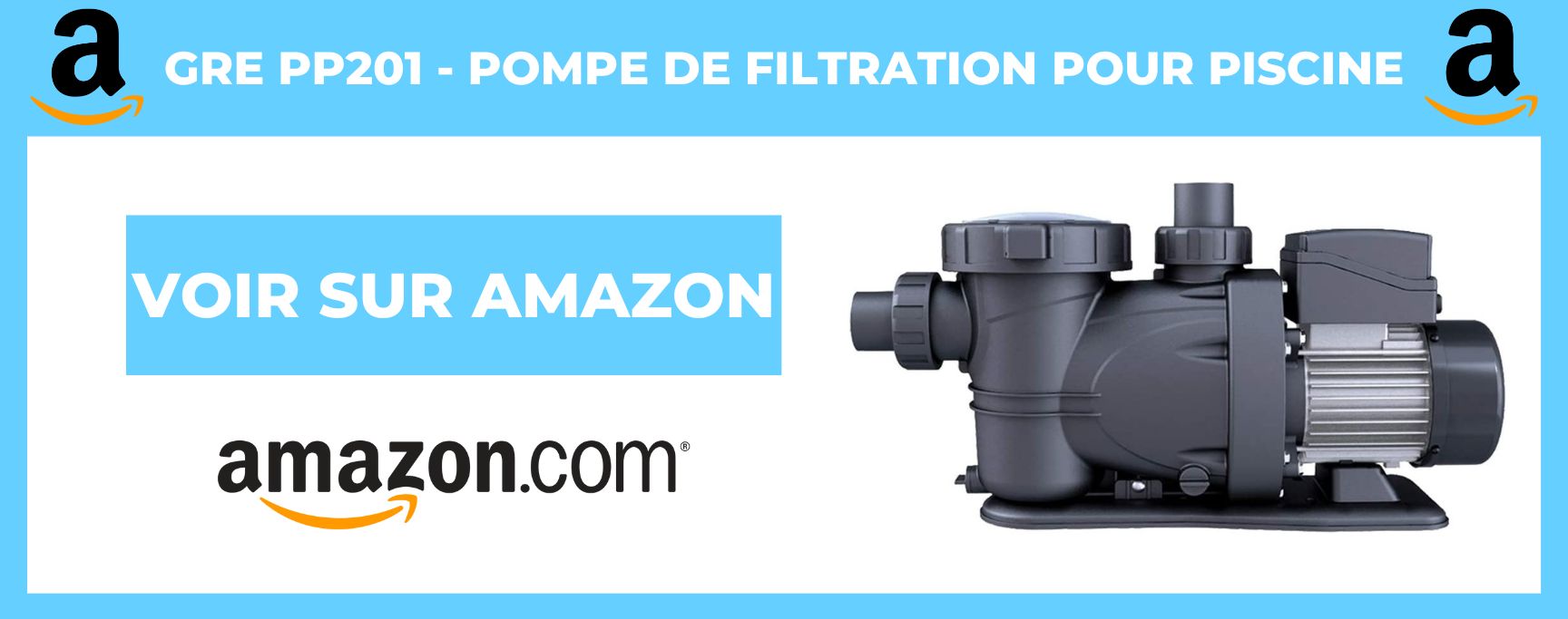 Gre PP201 - Pompe de Filtration pour Piscine