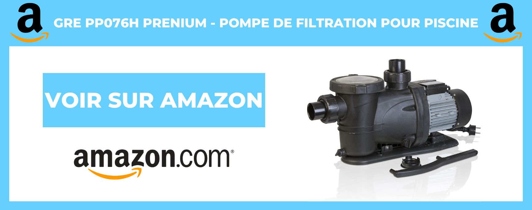 Gre PP076H Premium - Pompe de Filtration pour Piscine