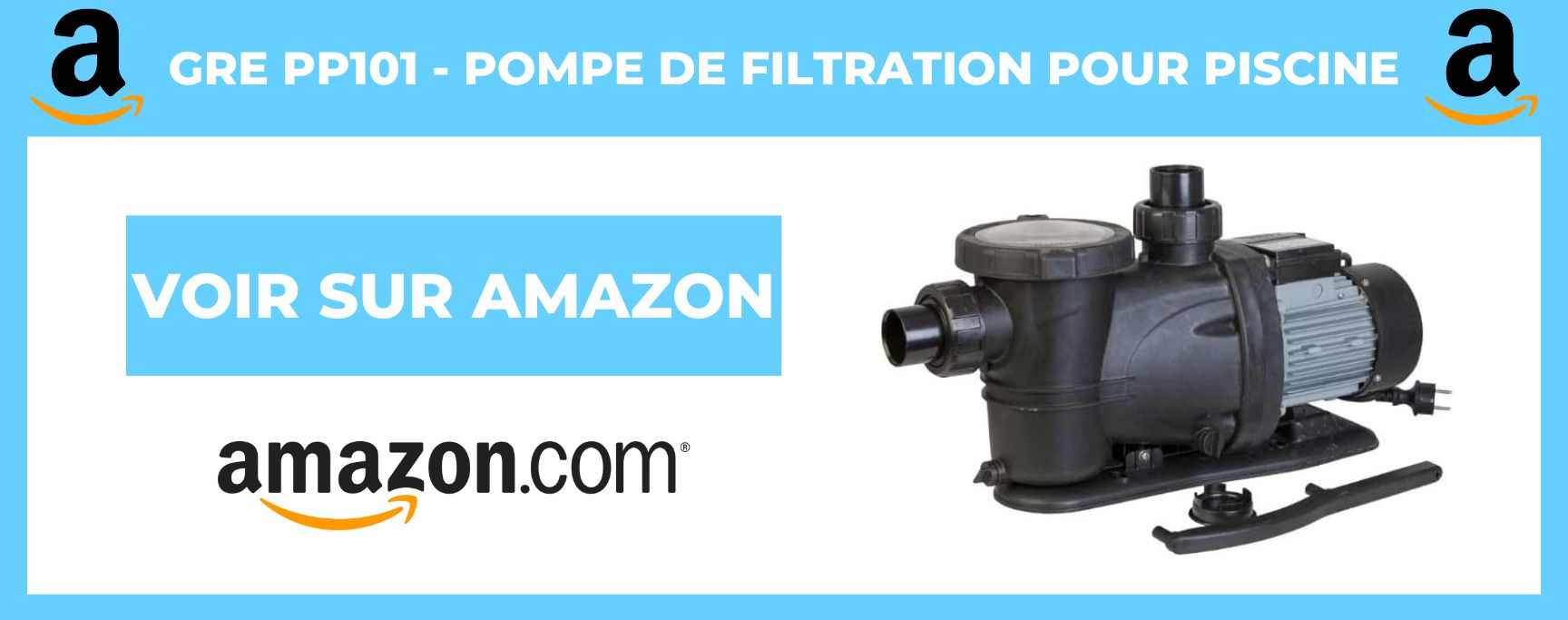 Gre PP101 - Pompe de Filtration pour Piscine