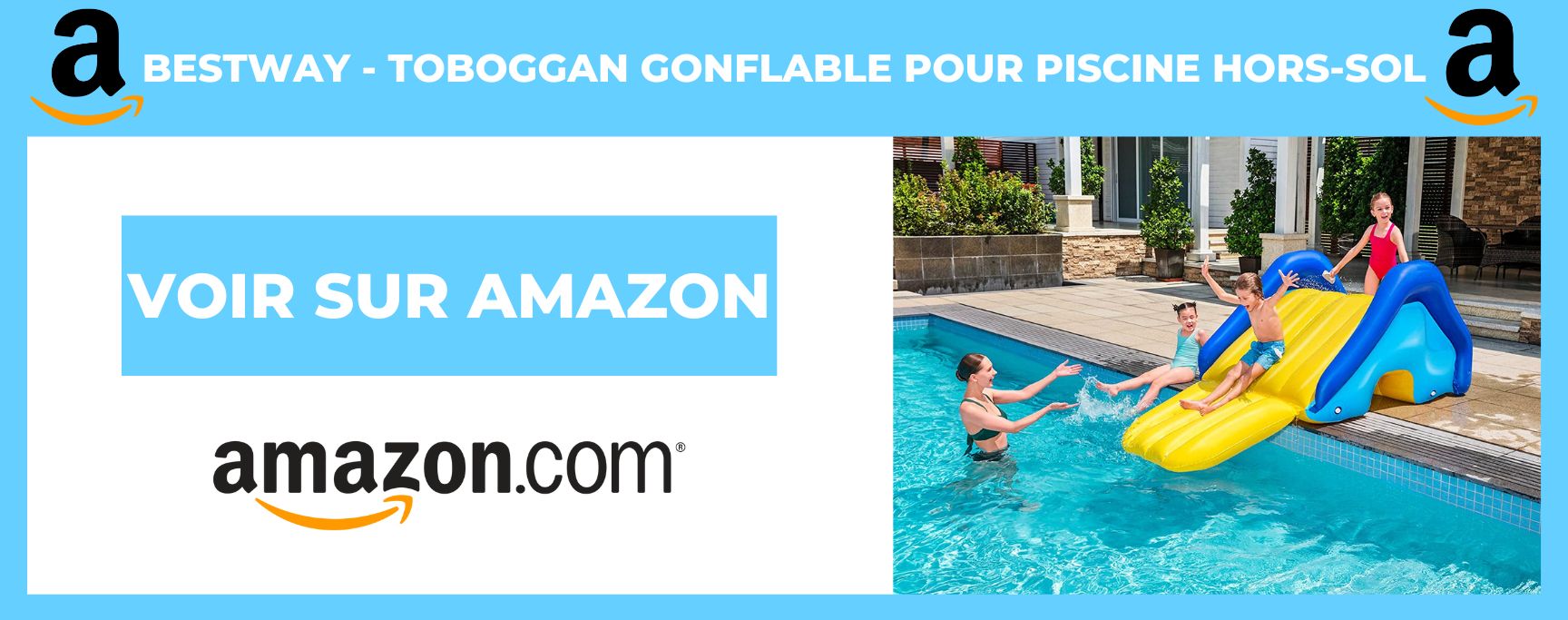 Bestway - Toboggan Gonflable pour piscine hors-sol