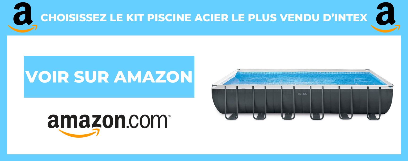 le kit piscine acier best-seller d’INTEX
