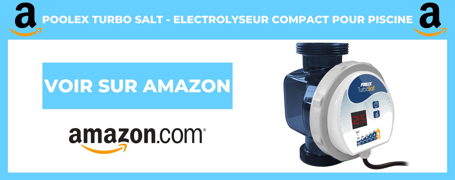 Poolex Turbo Salt - Electrolyseur Compact pour Piscine