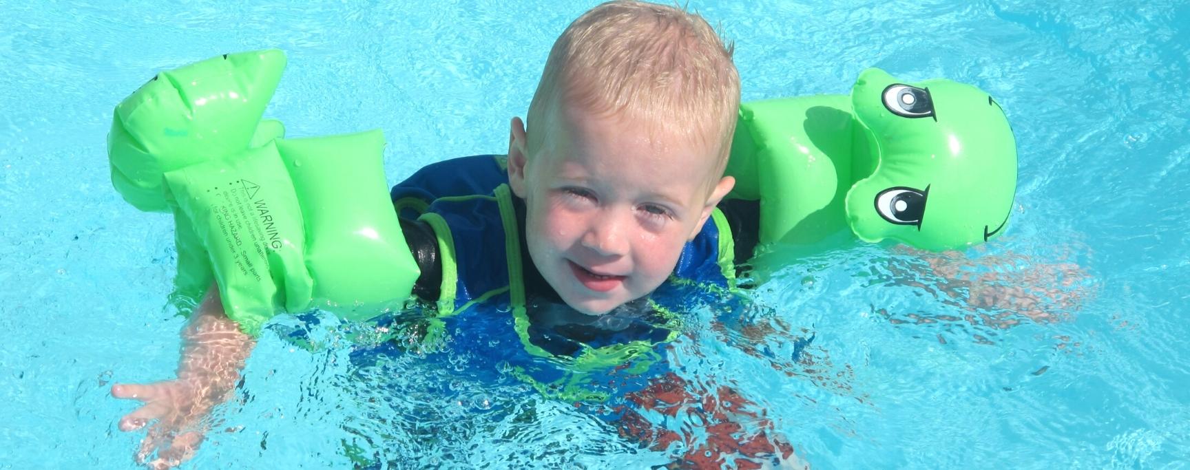 Brassard de natation avec gilet pour enfants, maintien poitrine et bras 