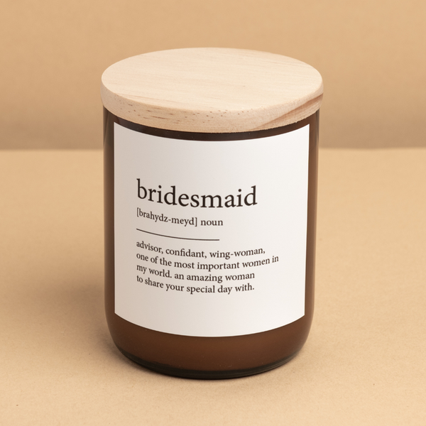 The Commonfolk Collective' Maid of Honour Dictionary Meaning Candle –  HOLABOX