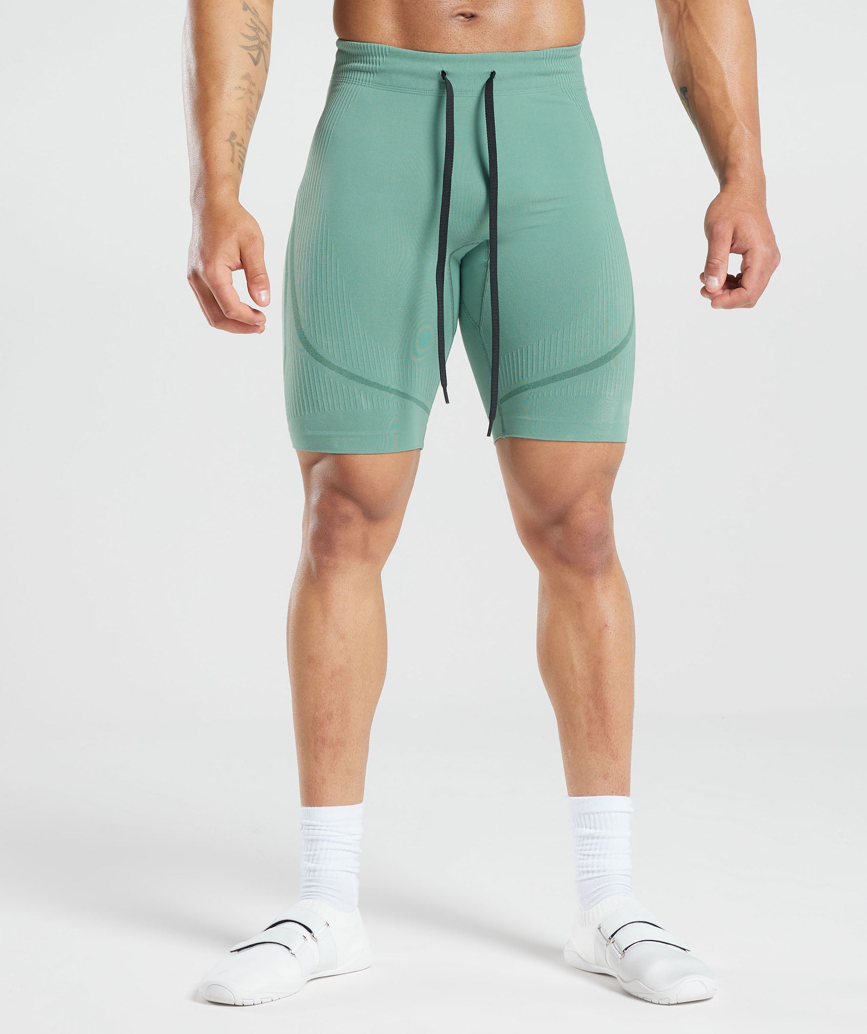 315 Seamless Shorts in Ink Teal/Jewel Green - view 1