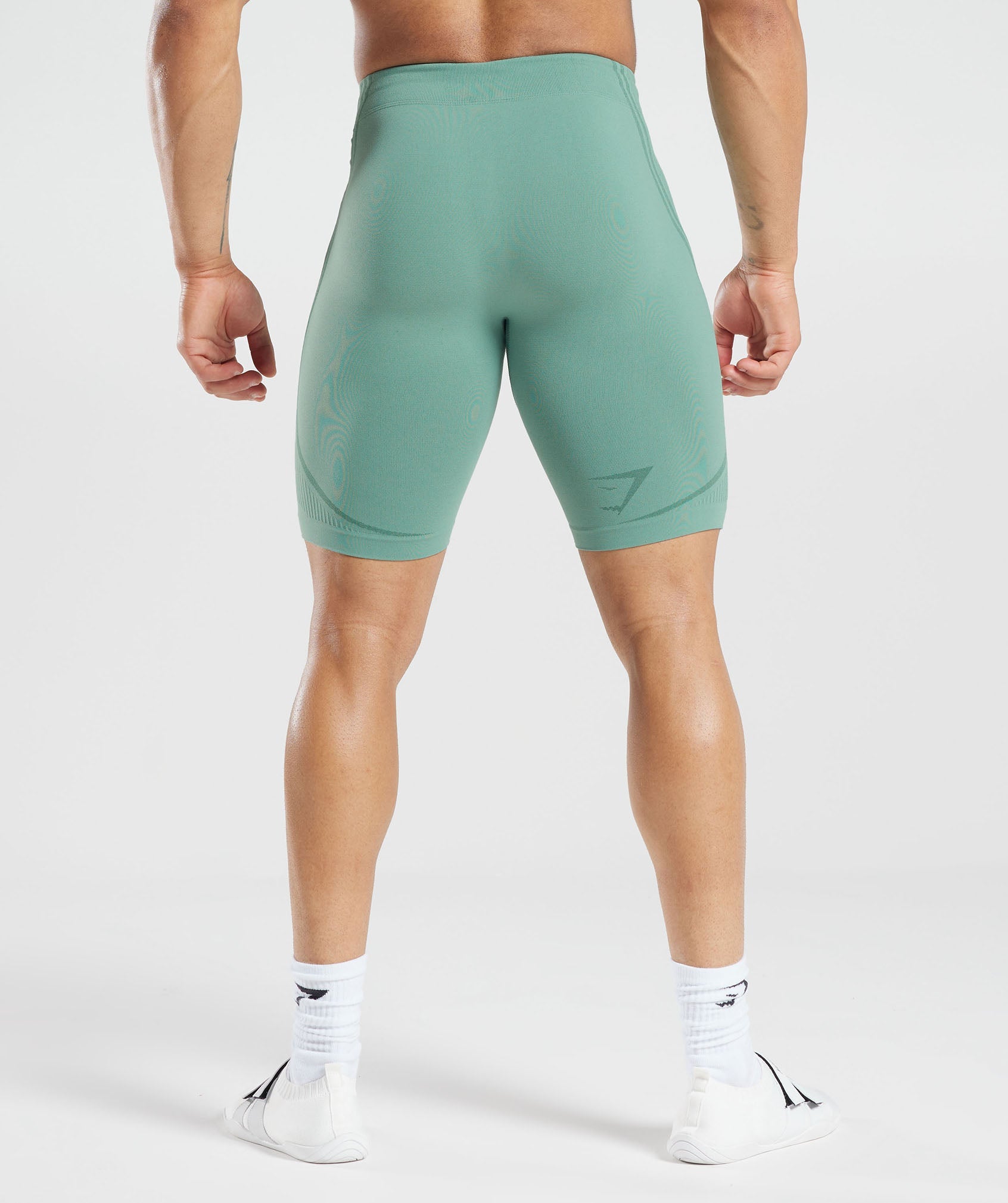 315 Seamless Shorts in Ink Teal/Jewel Green - view 2