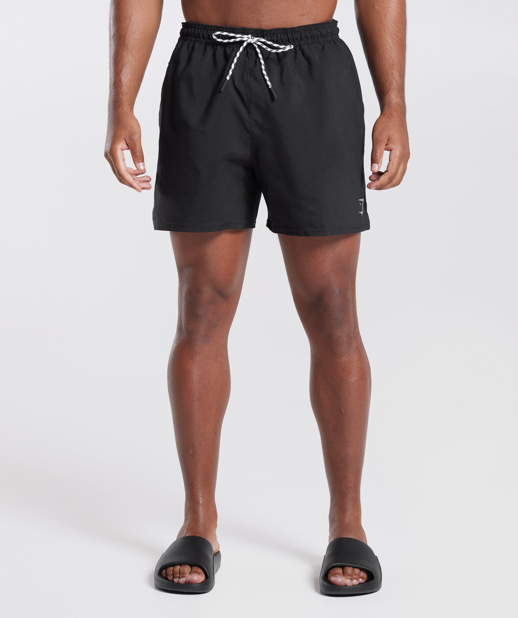 Swim Booty Shorts - Black Sand