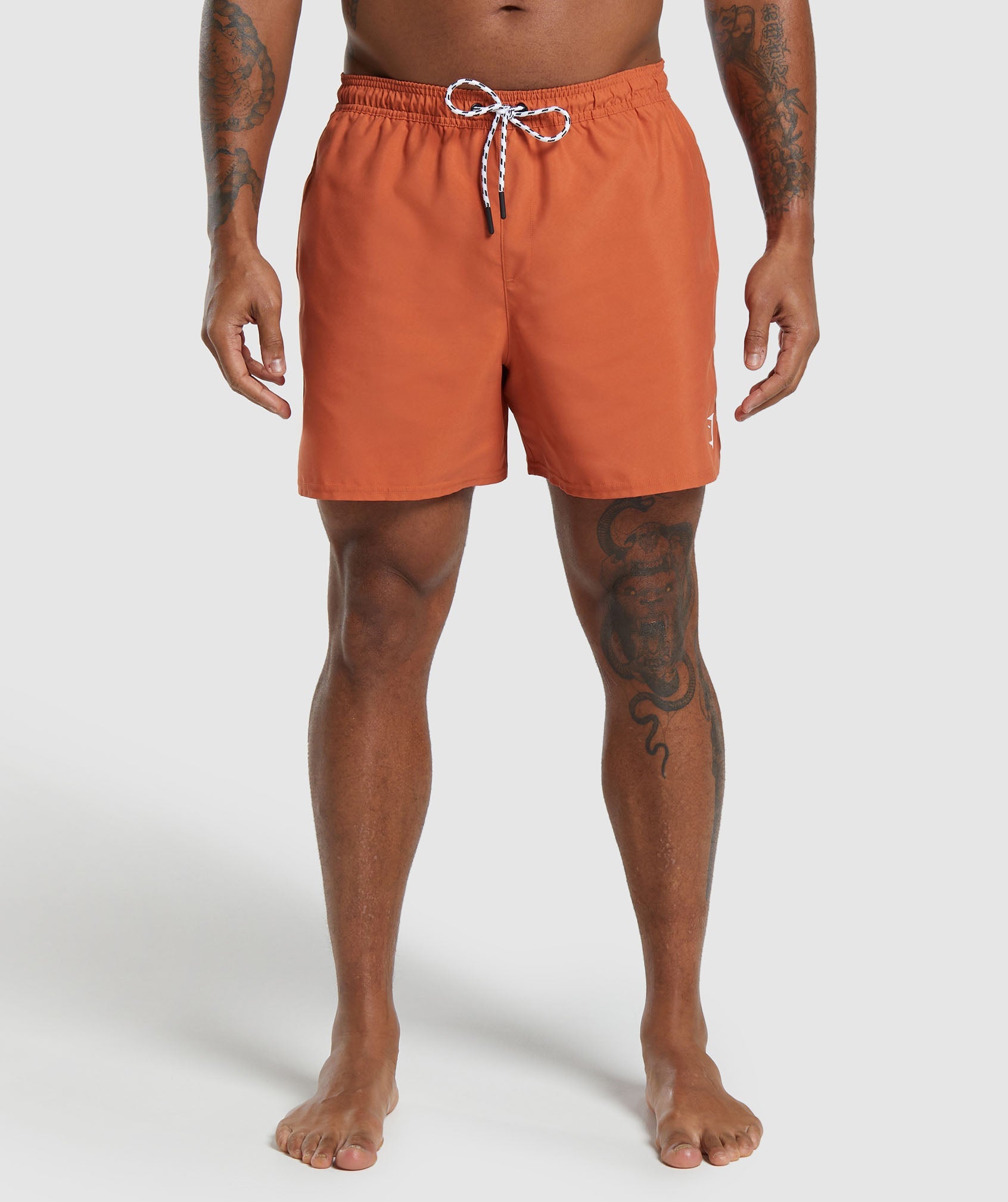 5" Swim Short in Muted Orange