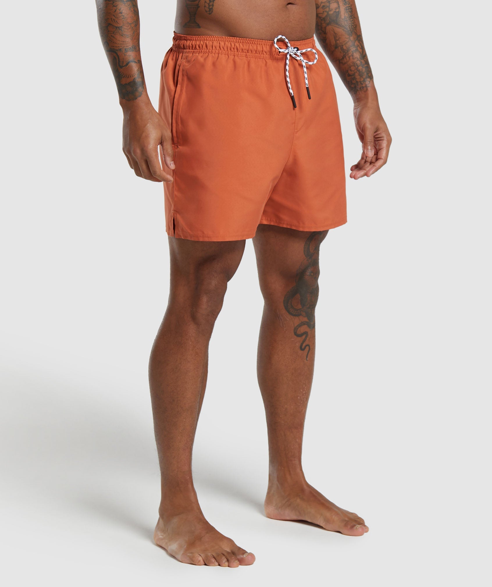 5" Swim Short in Muted Orange - view 3