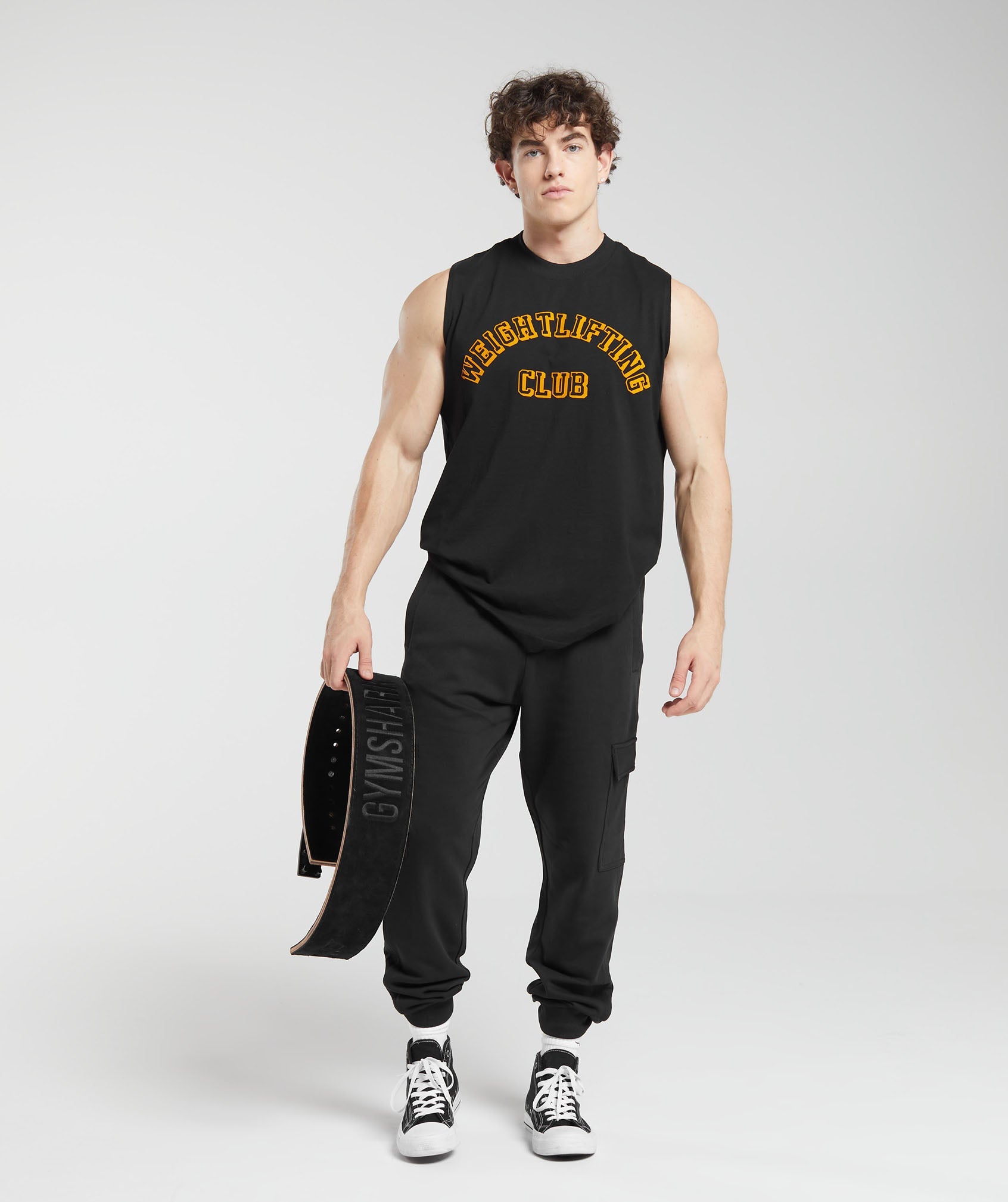 Weightlifting Club Tank in Black - view 4