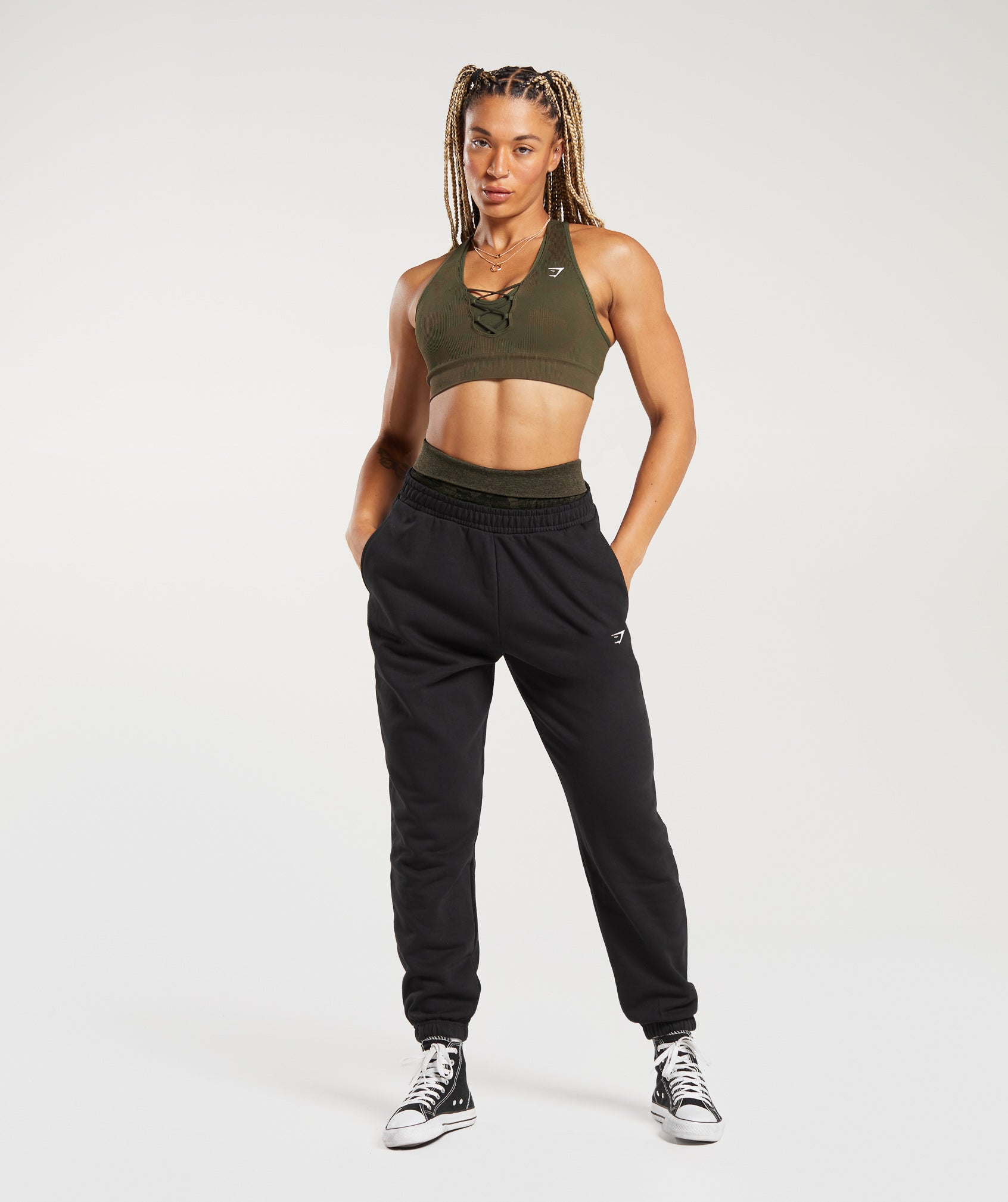 Dare to dream in the Dreamy Sports Bra and Camo Seamless Leggings.  #Gymshark #Gym #Sweat #Train #Perform #Seamless #Exercise #Strength #Strong  #Power #Fitness #…