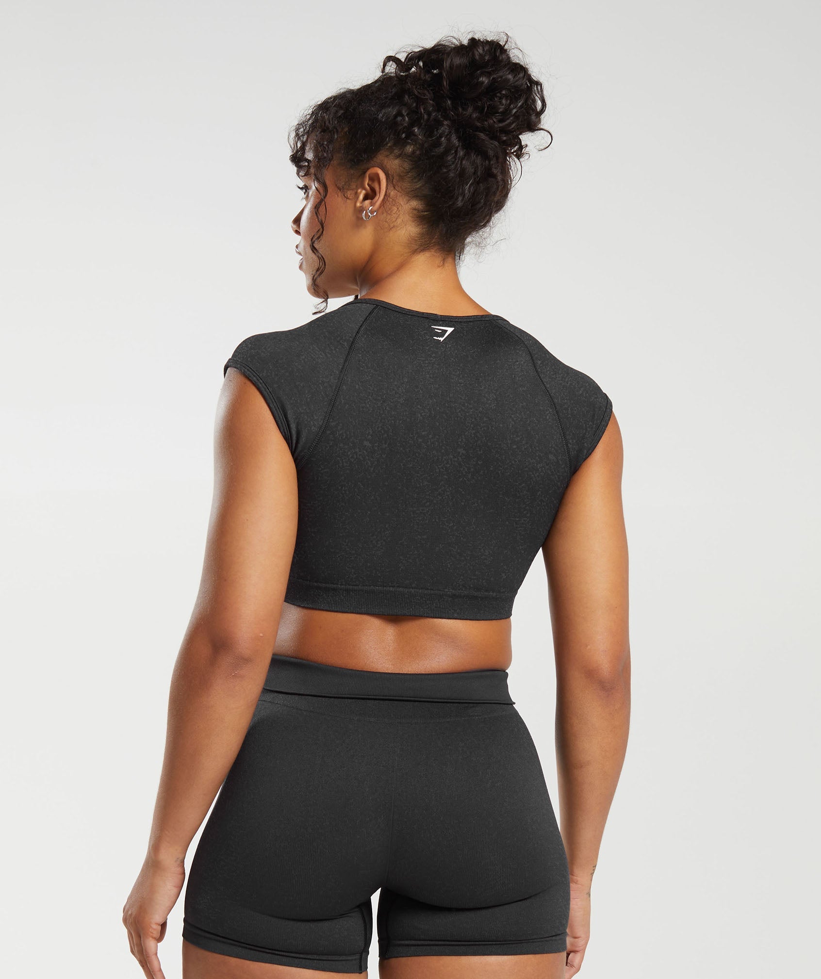 Adapt Fleck Seamless Crop Top