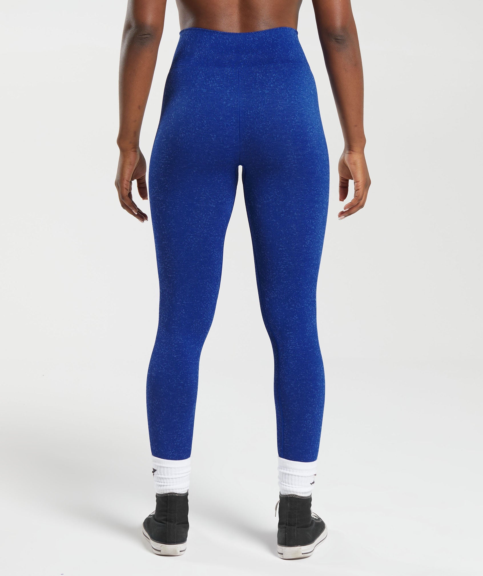 Lapis Lazuli Shapes - Cobalt Blue Abstract Leggings by TIMELESS