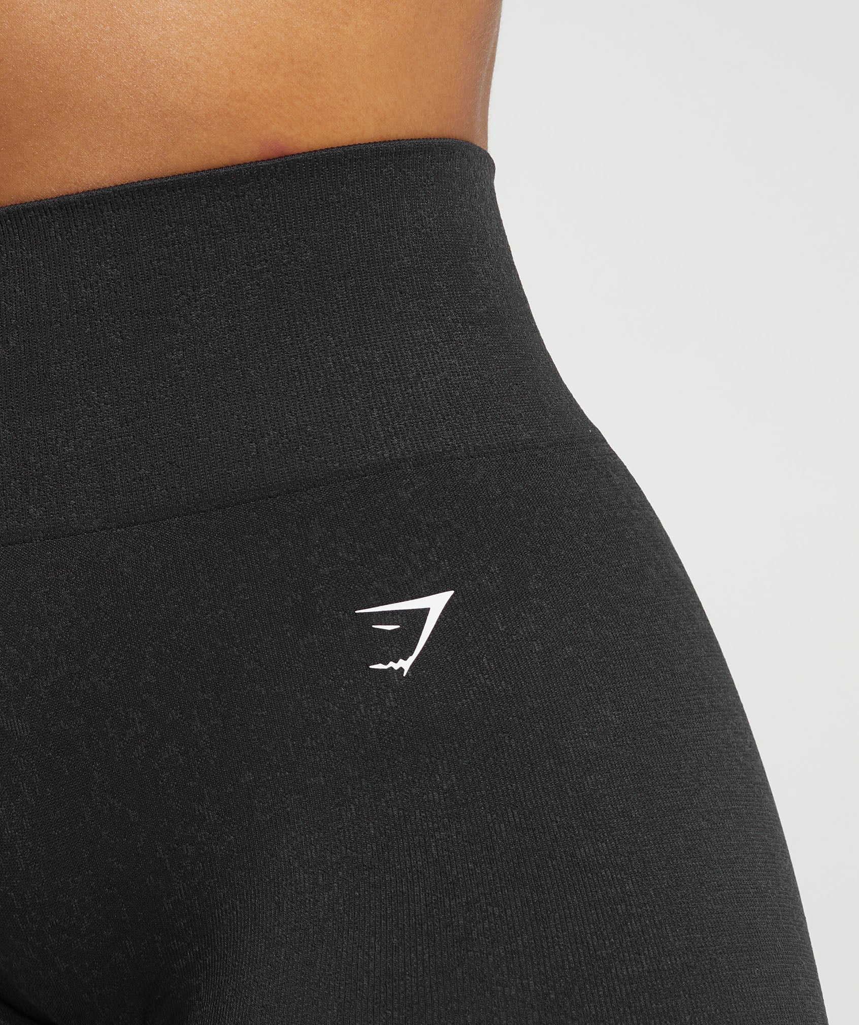 Adapt Fleck Seamless Shorts in Black/Smokey Grey - view 5