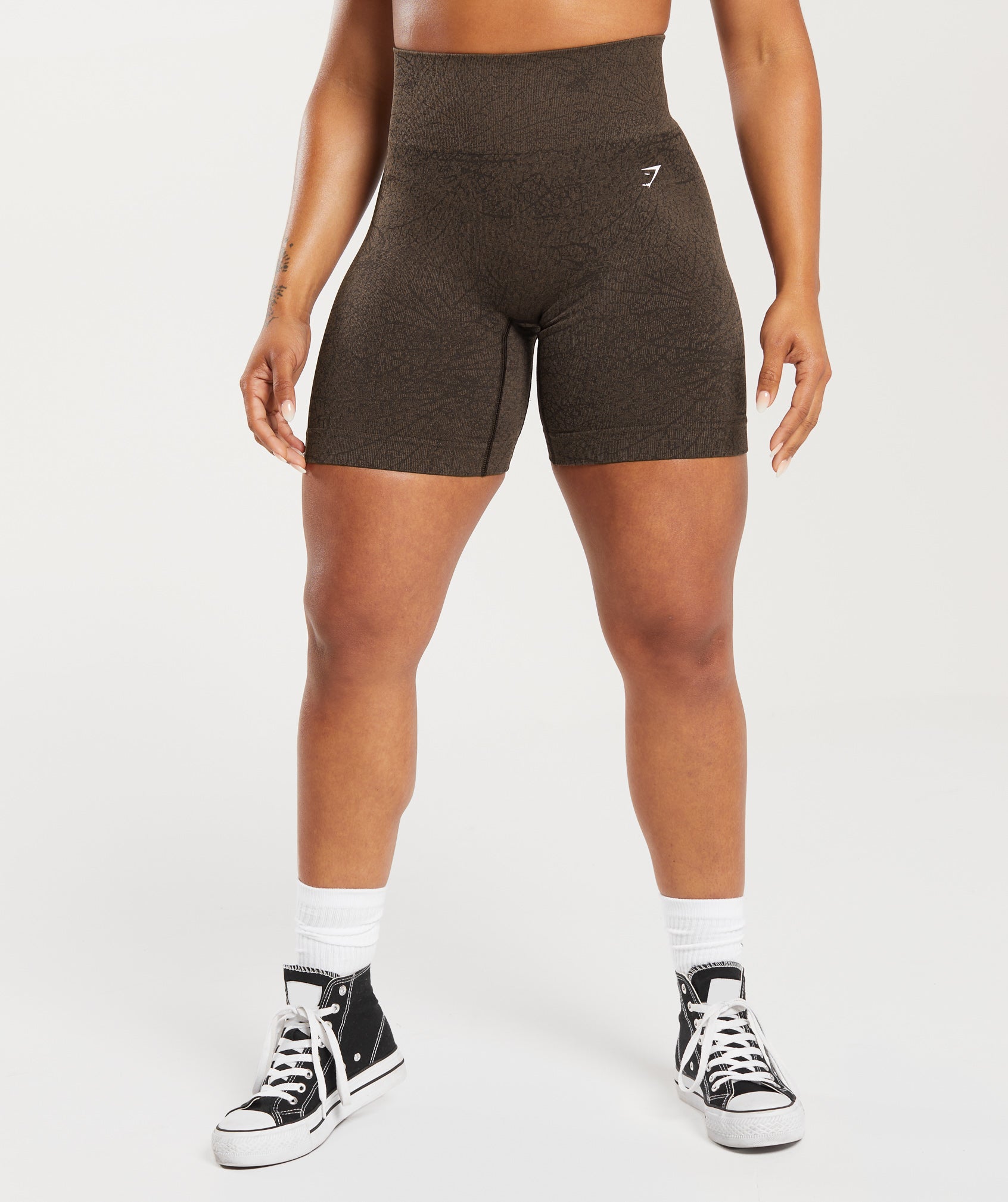 Adapt Pattern Seamless Shorts in Woodland Brown/Soul Brown - view 1
