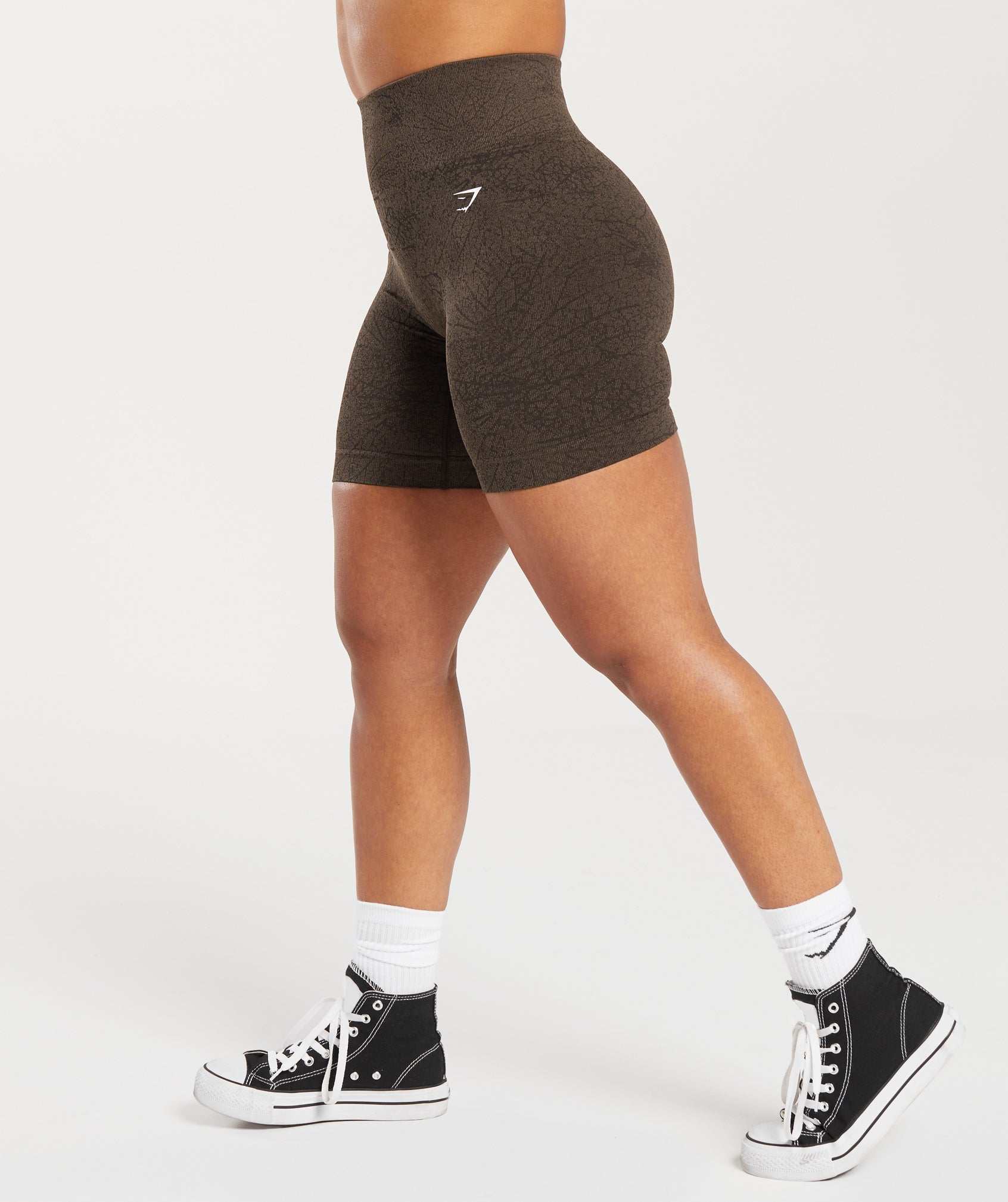 Adapt Pattern Seamless Shorts in Woodland Brown/Soul Brown - view 3