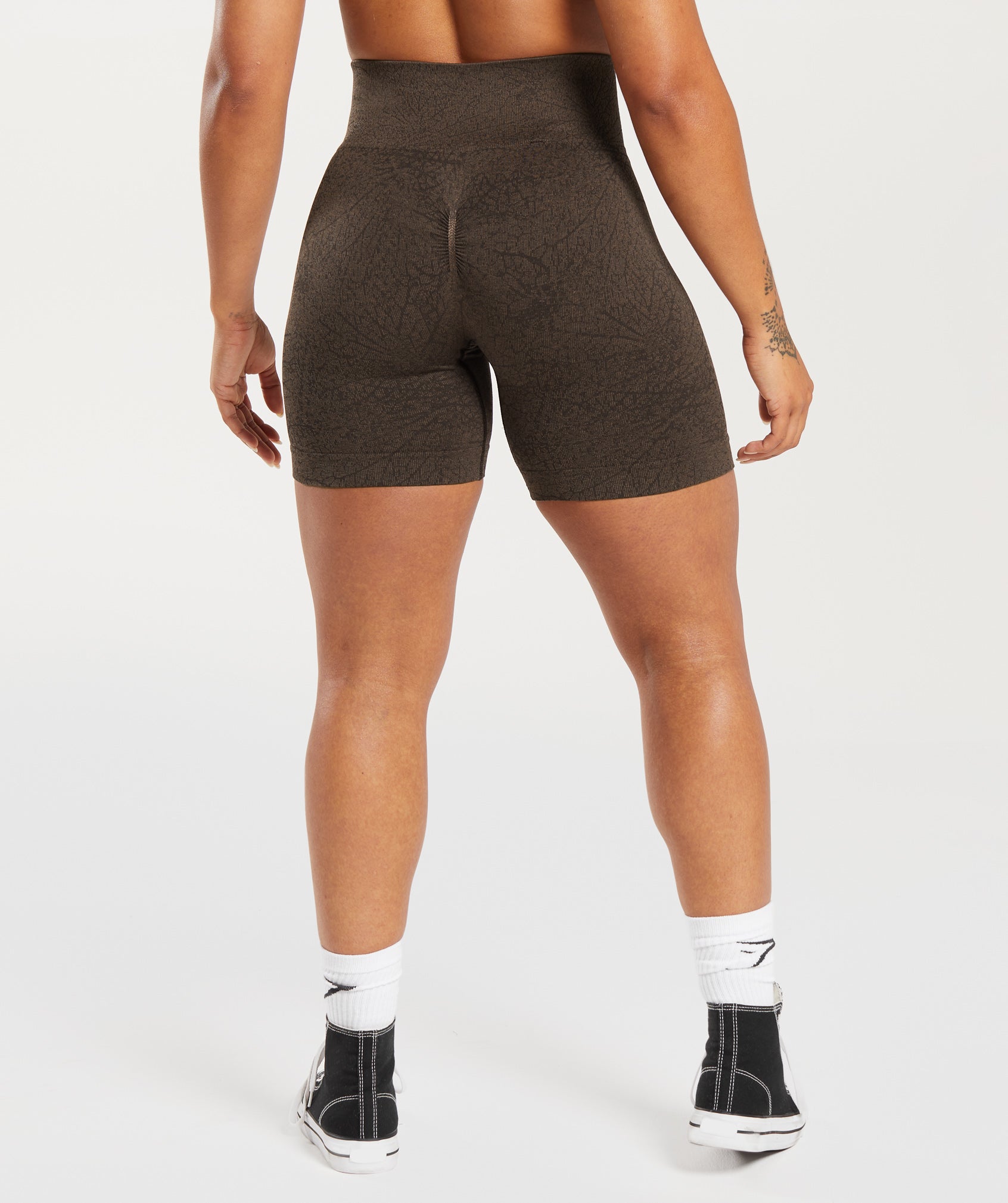 Adapt Pattern Seamless Shorts in Woodland Brown/Soul Brown - view 2