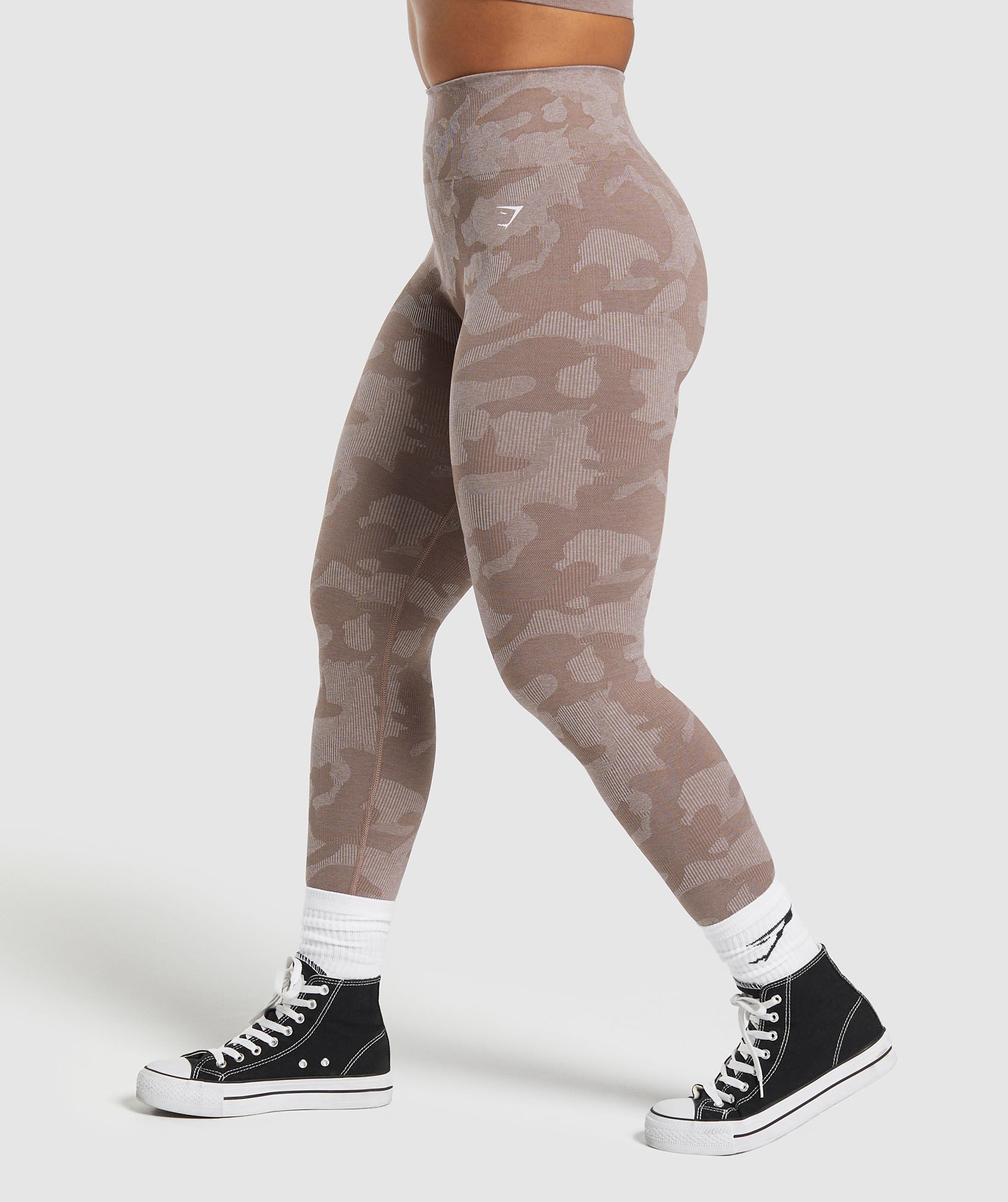 Adapt Camo Seamless Leggings in Mocha Mauve/Stone Pink - view 3