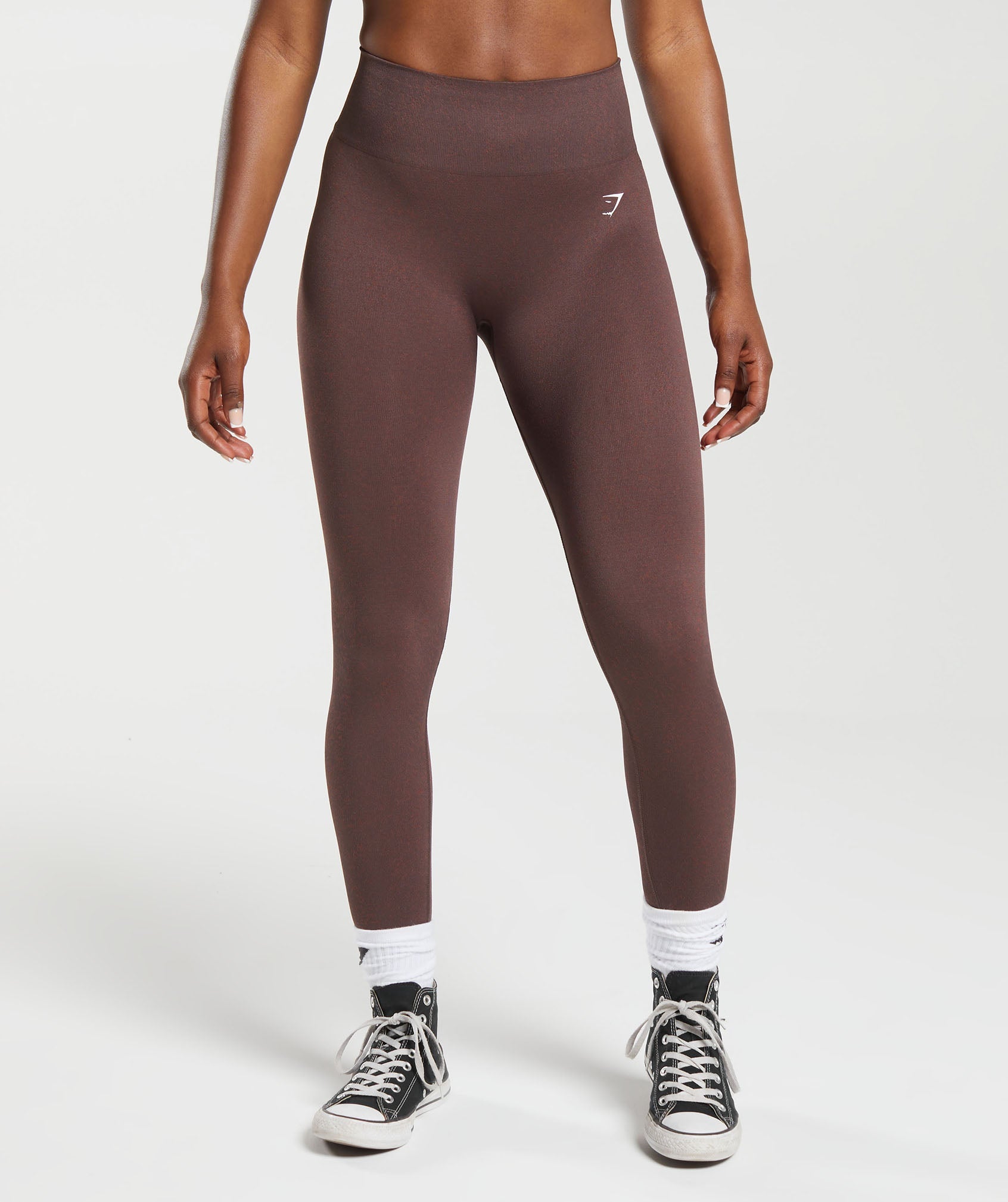 Gymshark Adapt Fleck Seamless Leggings - Coconut White