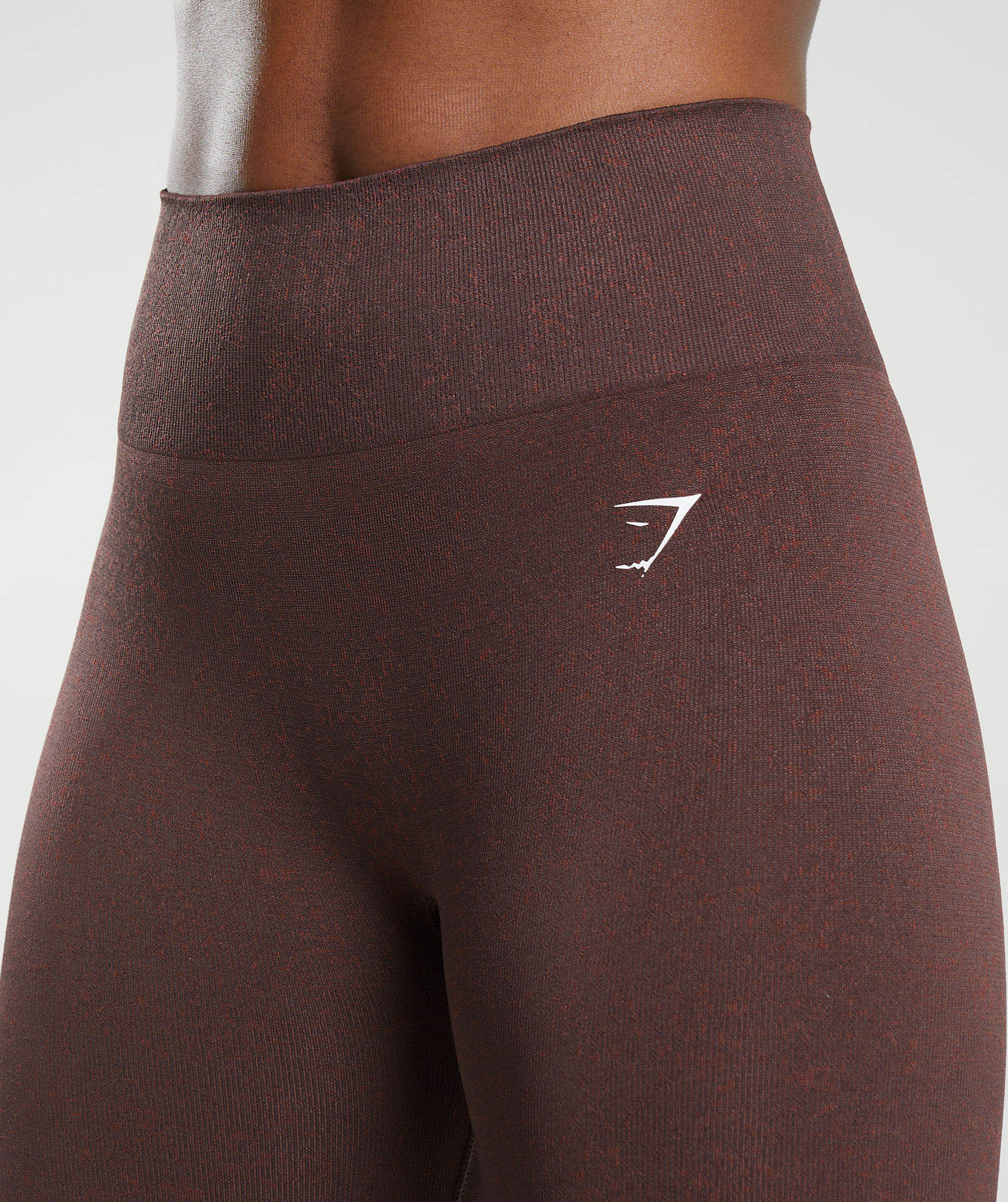 Gymshark Adapt Fleck Seamless Leggings - Chocolate Brown