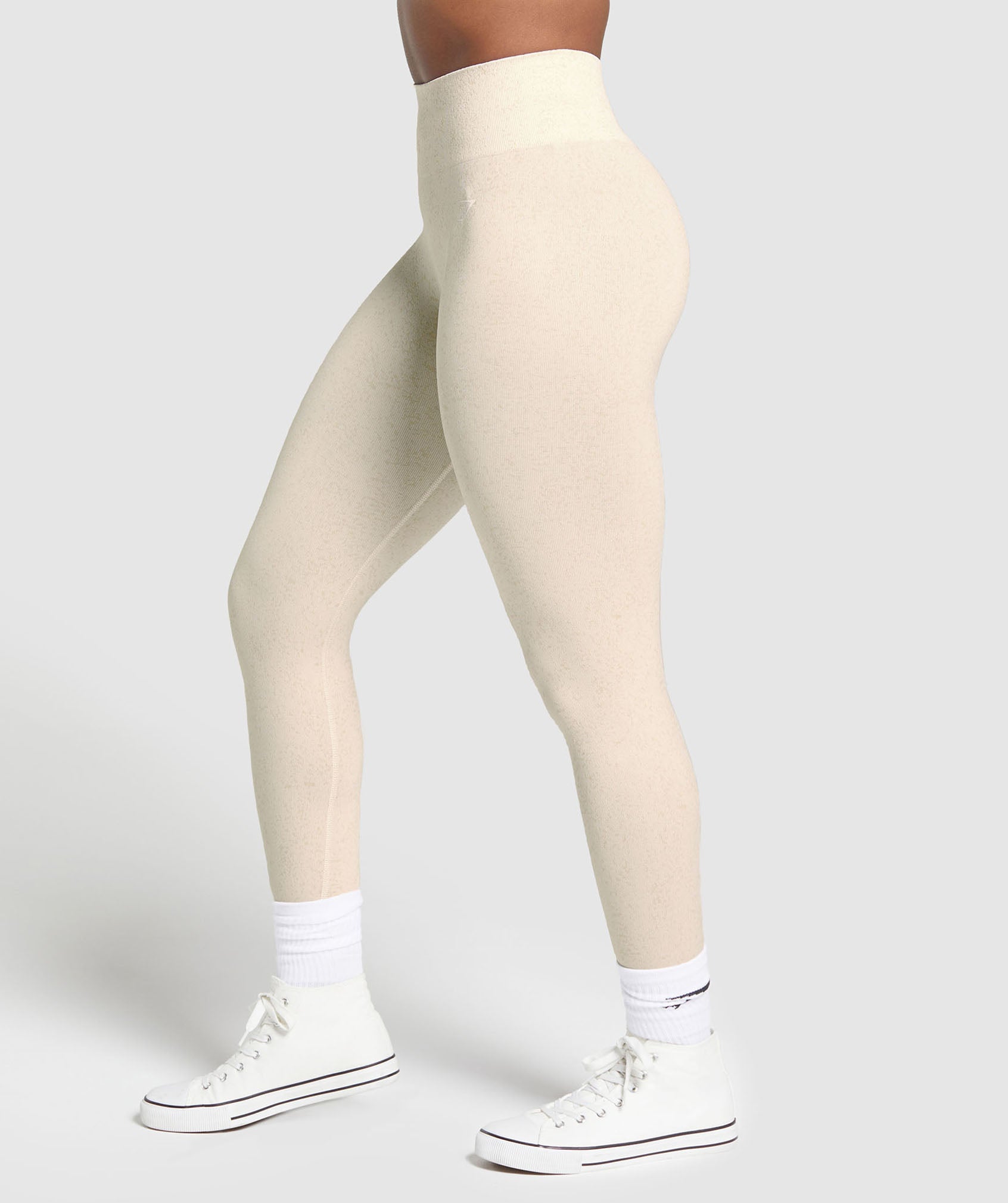 White Cropped Leggings Summer Cropped Leggings LS71