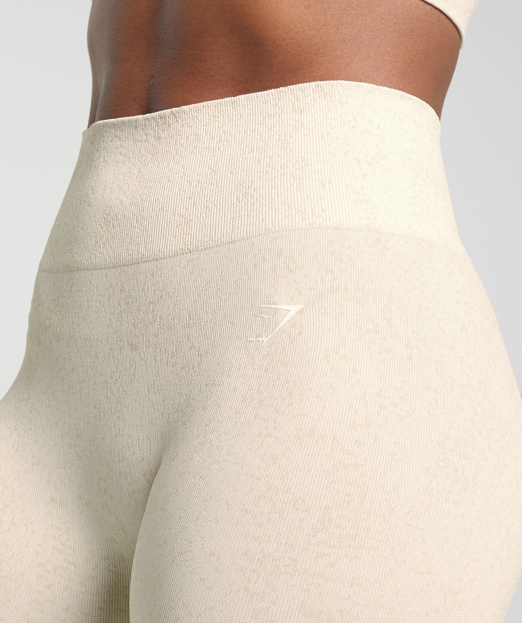 Adapt Fleck Seamless Leggings in Coconut White - view 5