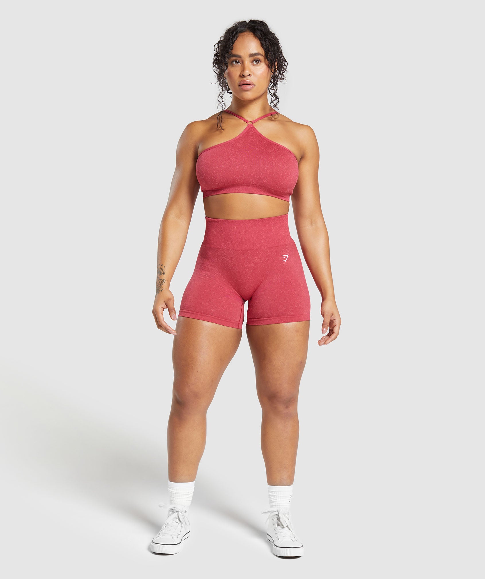 Adapt Fleck Seamless Shorts in Vintage Pink/Classic Pink - view 4
