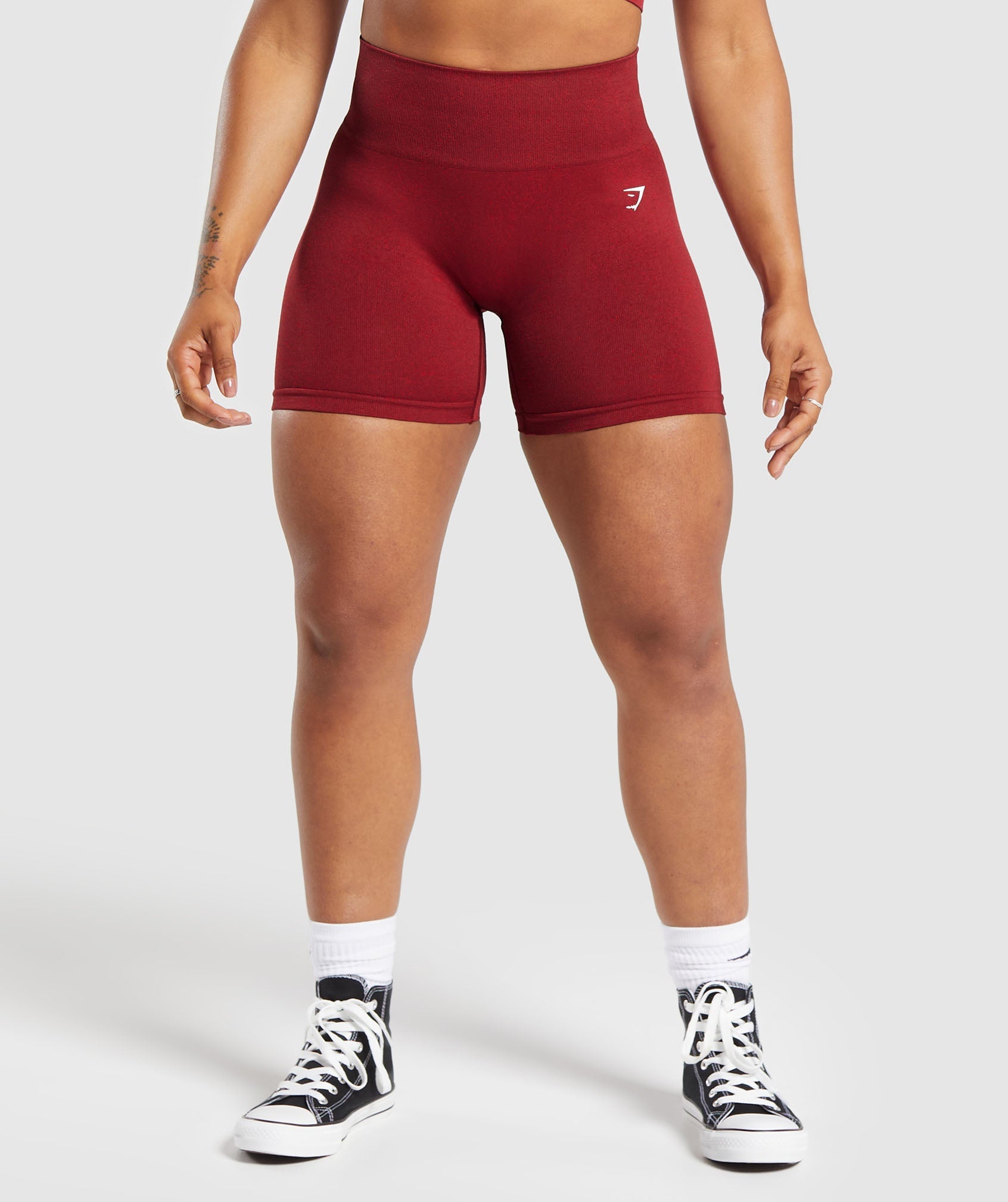 Gymshark Adapt Fleck Seamless Shorts - Reps Red/Conditioning Red - Gymshark product image