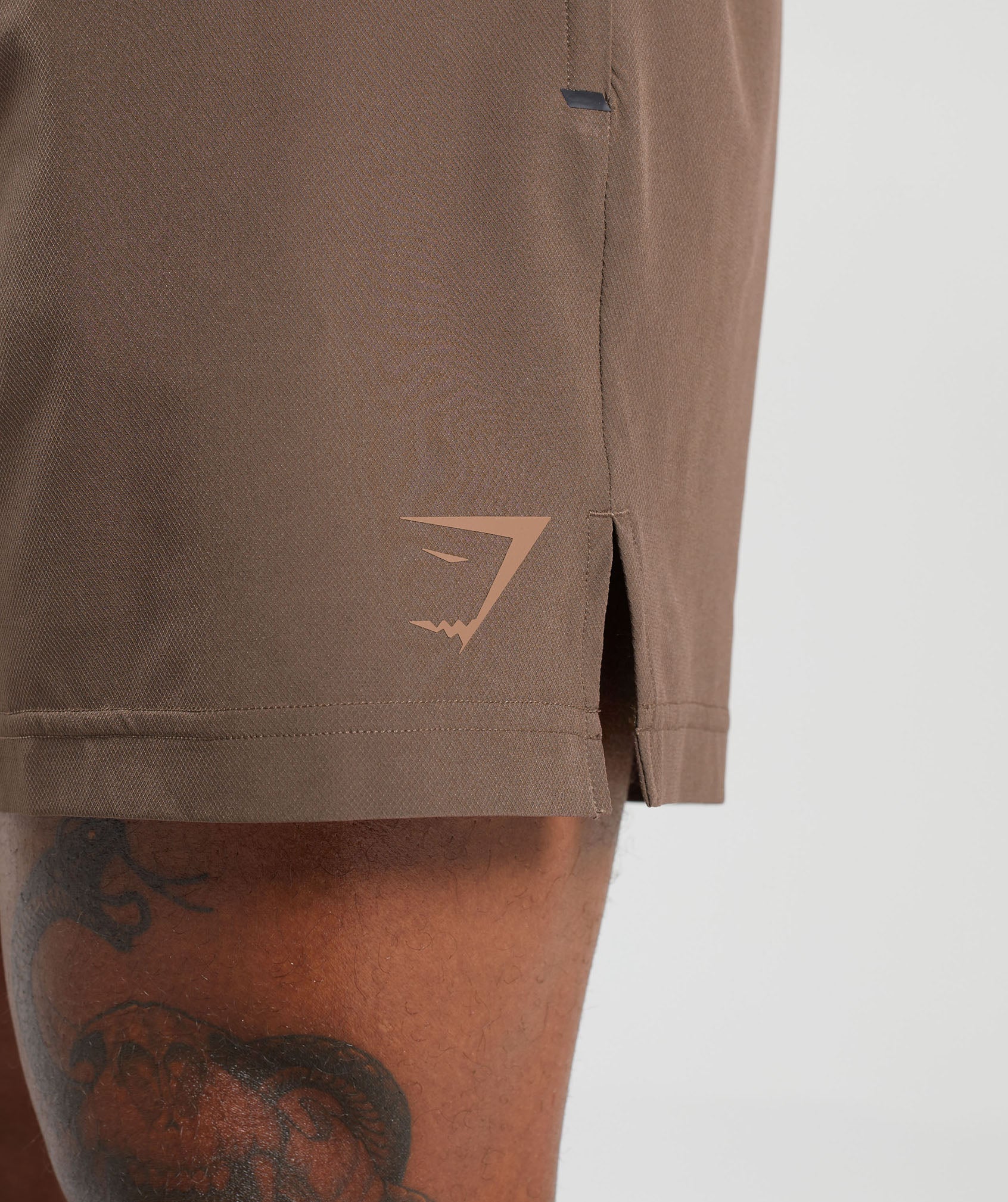 Apex 5" Hybrid Shorts in Soft Brown - view 6