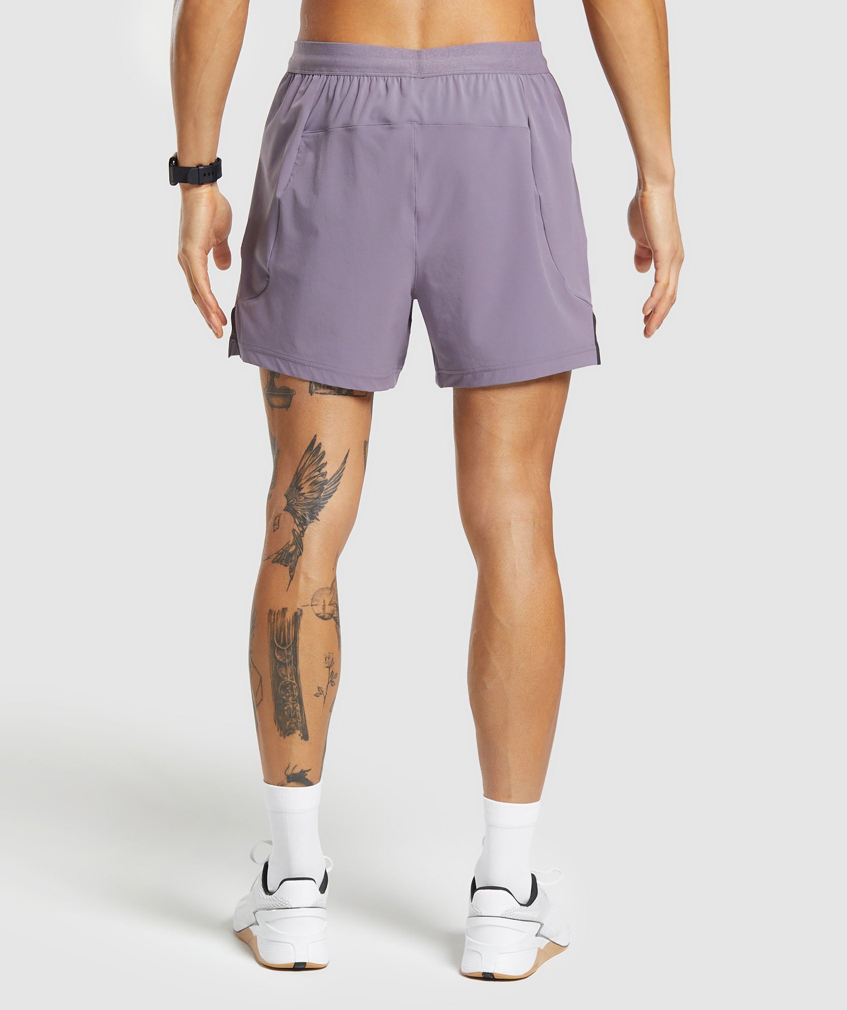 Apex 5" Hybrid Short in Fog Purple - view 2