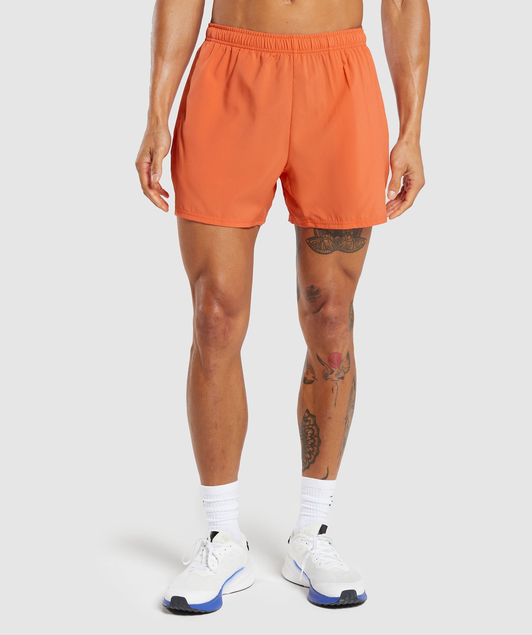 Arrival 5" Shorts in Ignite Orange