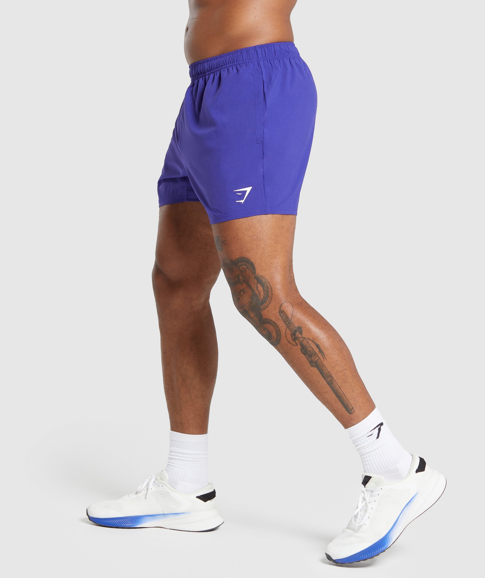 Arrival 5" Shorts in Cobalt Purple - view 3