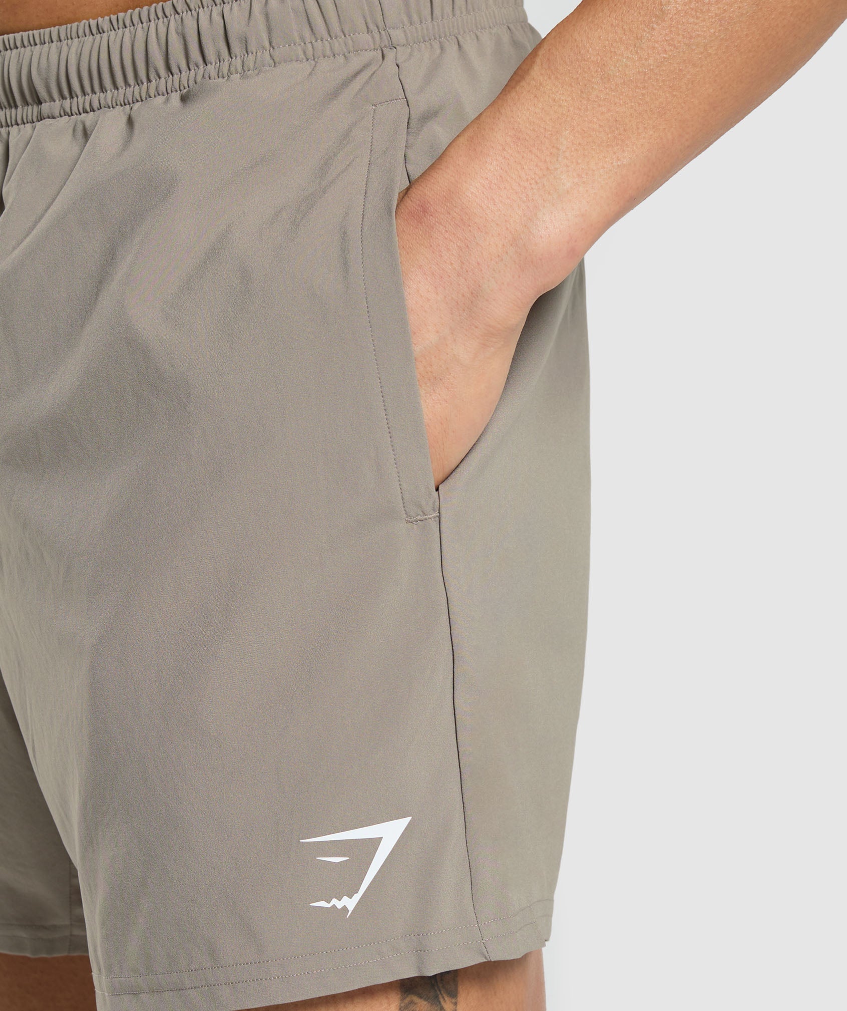 Arrival 5" Shorts in Linen Brown - view 6