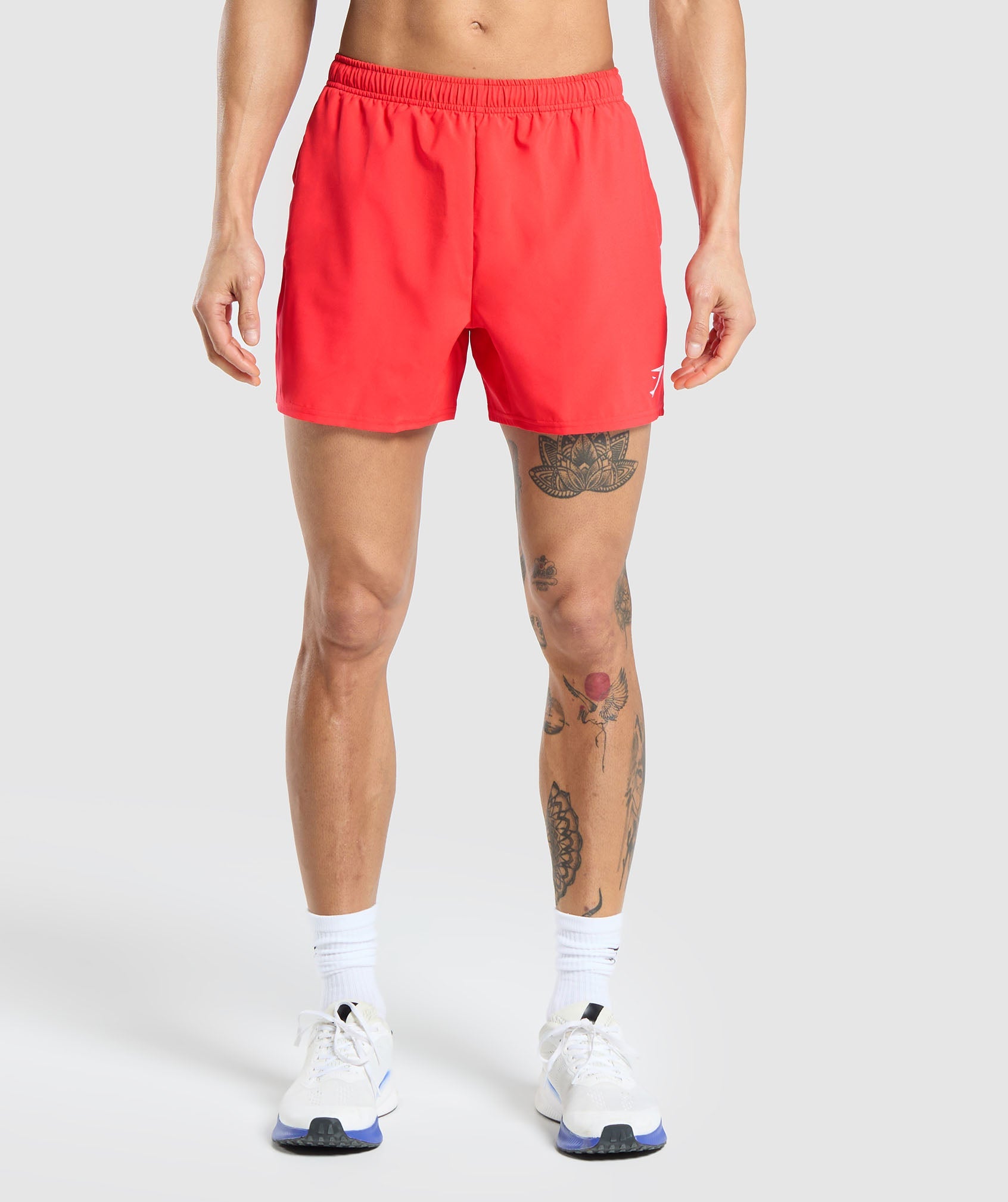 Arrival 5" Shorts in Pow Red - view 1