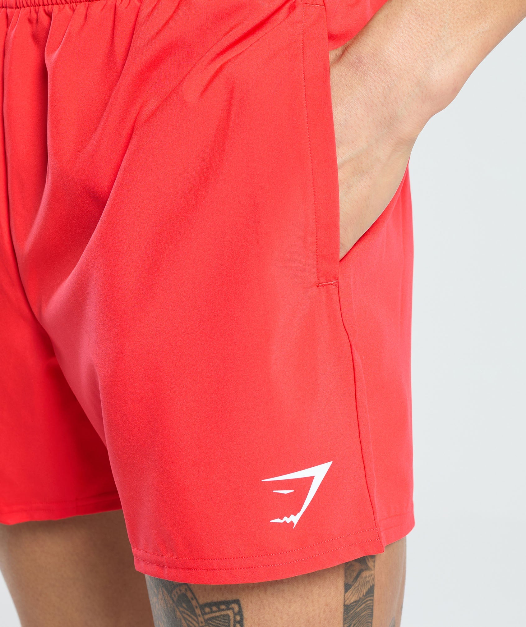 Arrival 5" Shorts in Pow Red - view 6