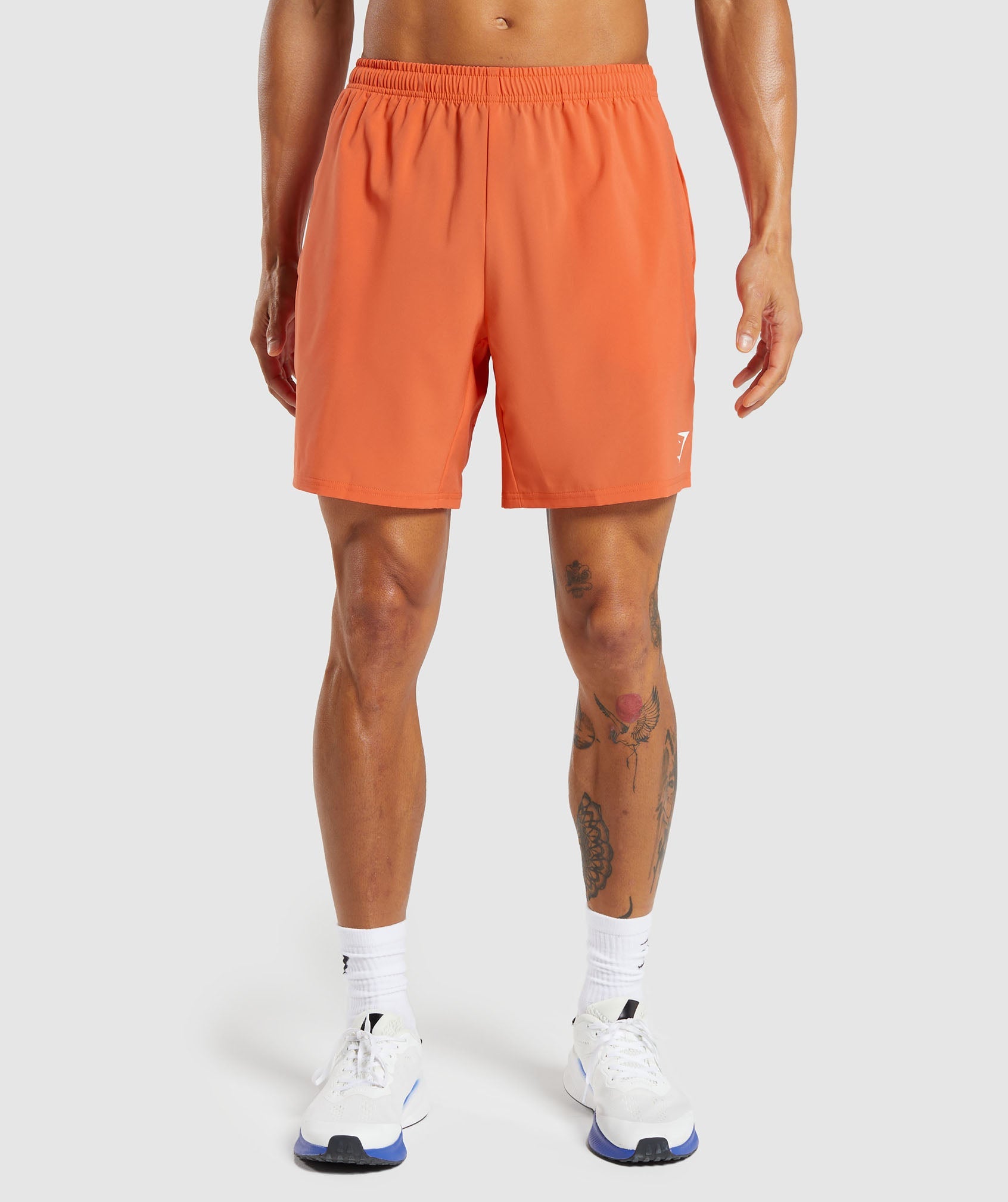 Arrival 7" Shorts in Ignite Orange