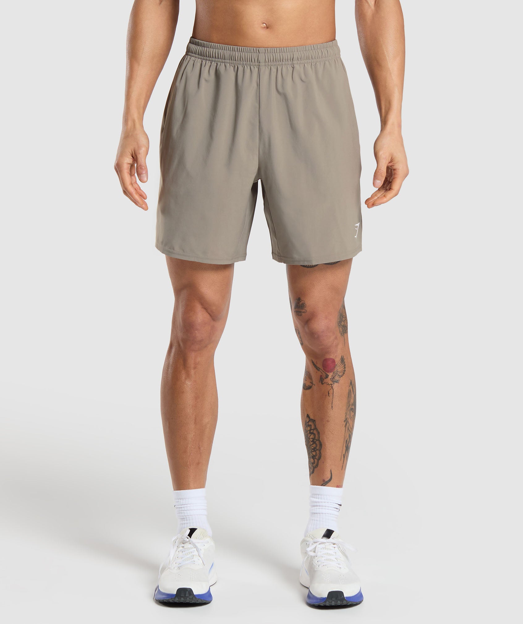Arrival 7" Shorts in Linen Brown - view 1
