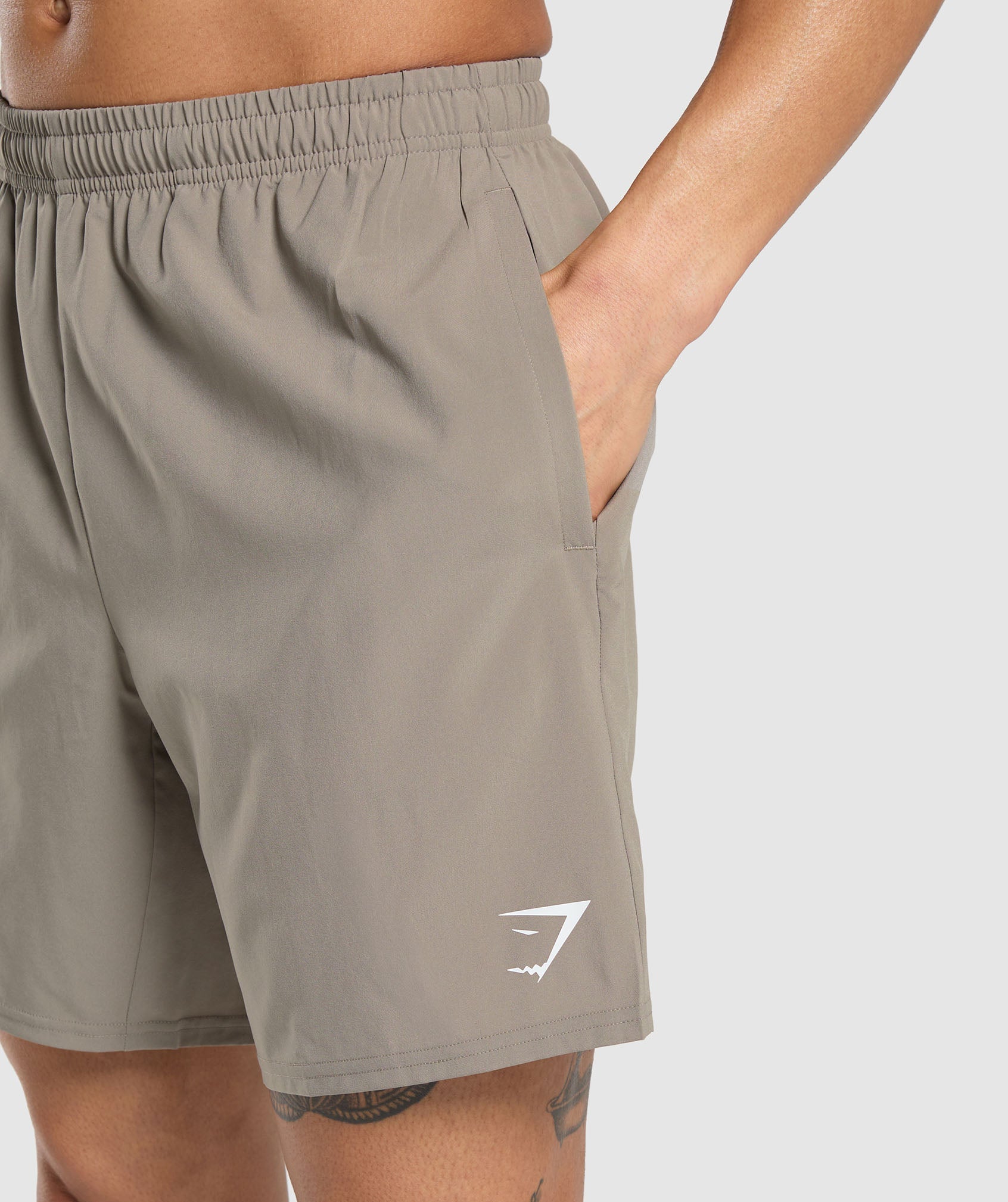Arrival 7" Shorts in Linen Brown - view 6