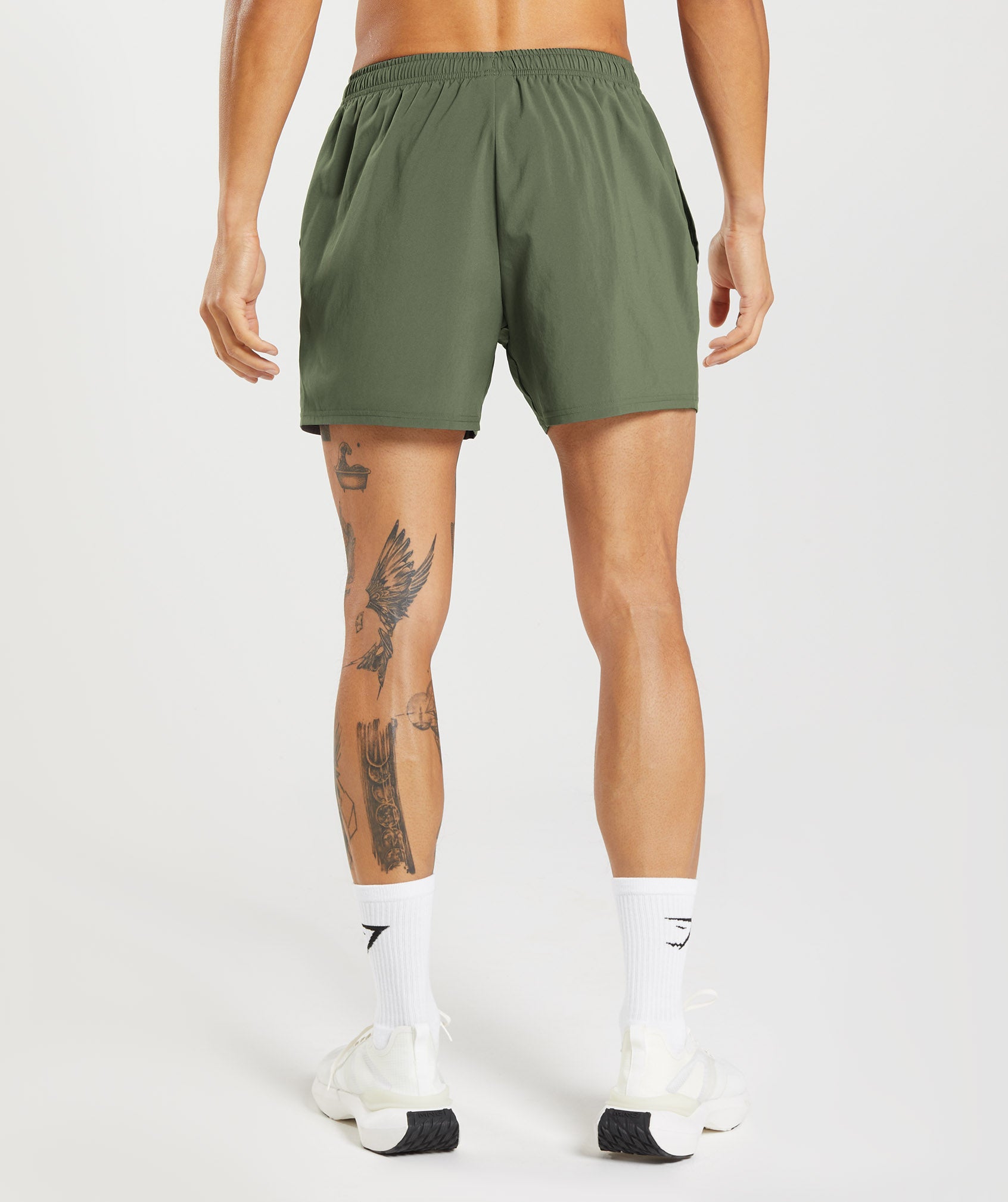 Gymshark Arrival 5 Shorts - Core Olive