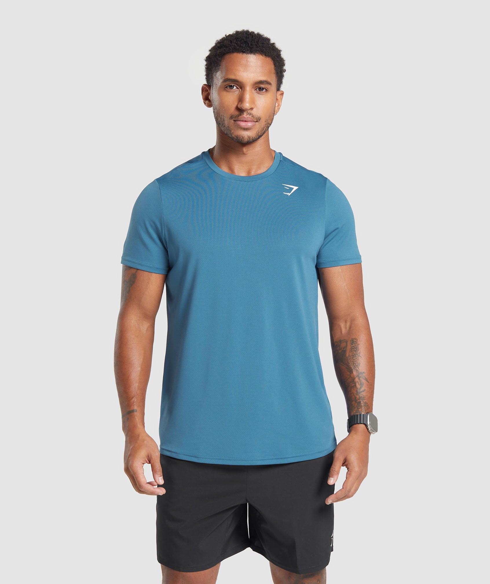 Gymshark Arrival T-Shirt (Reg Fit) - Utility Blue | Gymshark