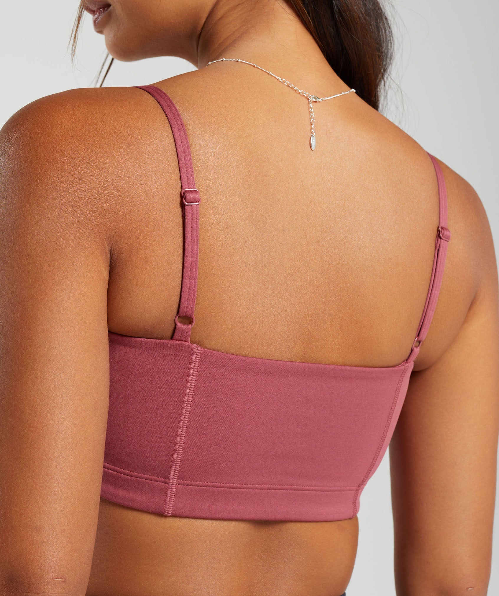 Bandeau Sports Bra in Soft Berry - view 6