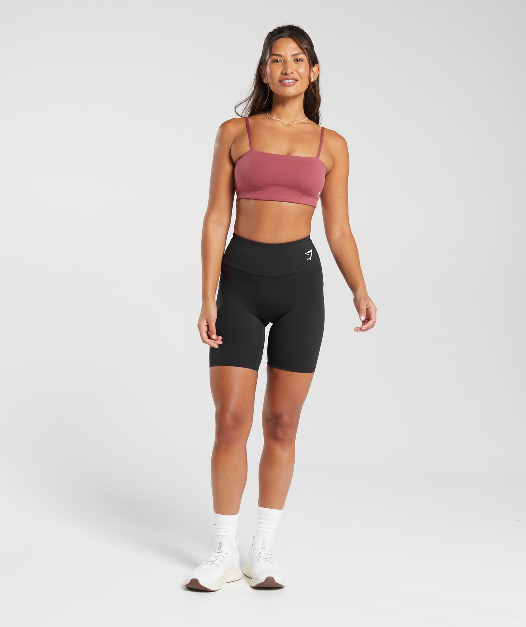 Bandeau Sports Bra in Soft Berry - view 7