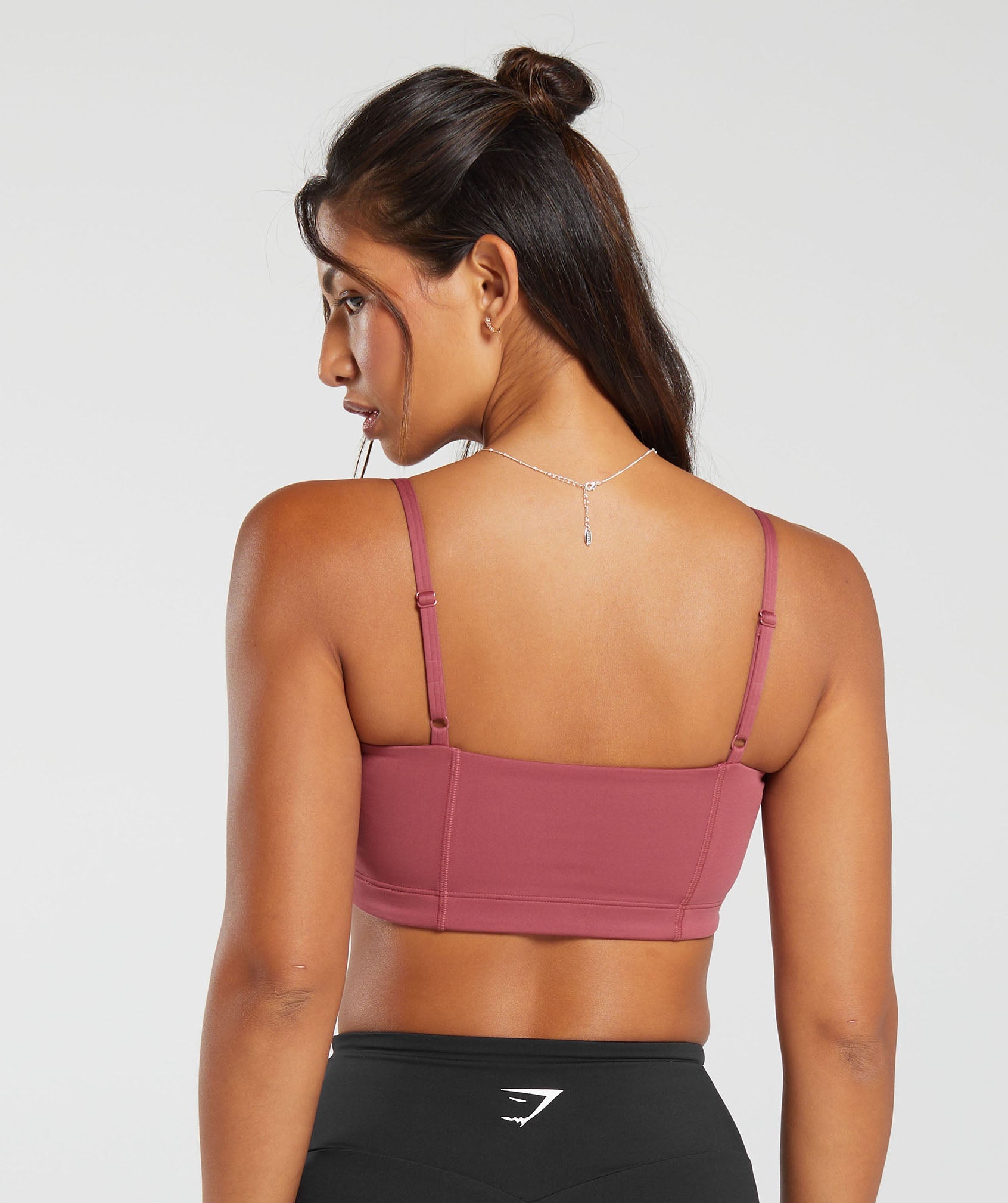 Bandeau Sports Bra in Soft Berry - view 2