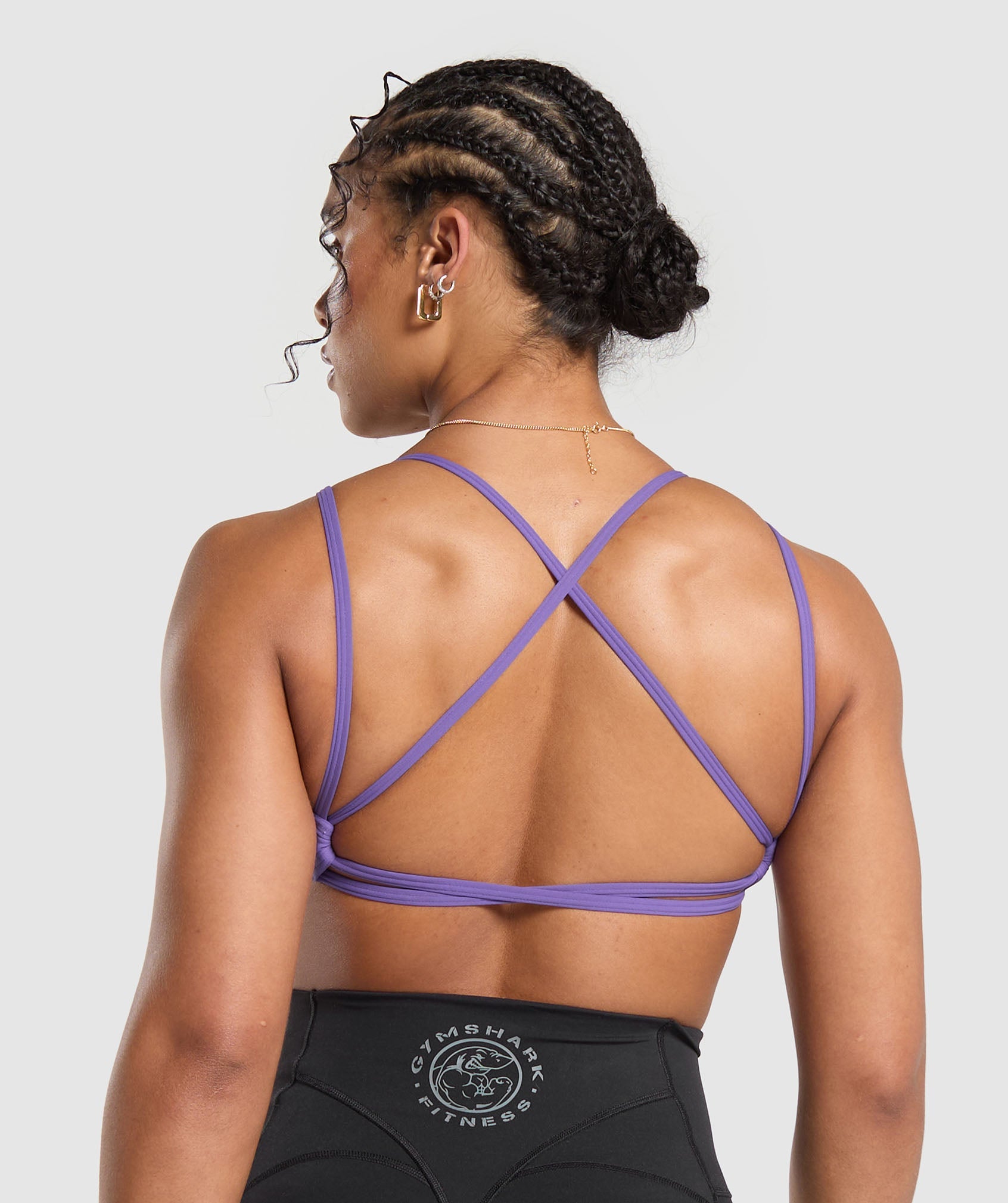 Back Gains Sports Bra en Stellar Purple