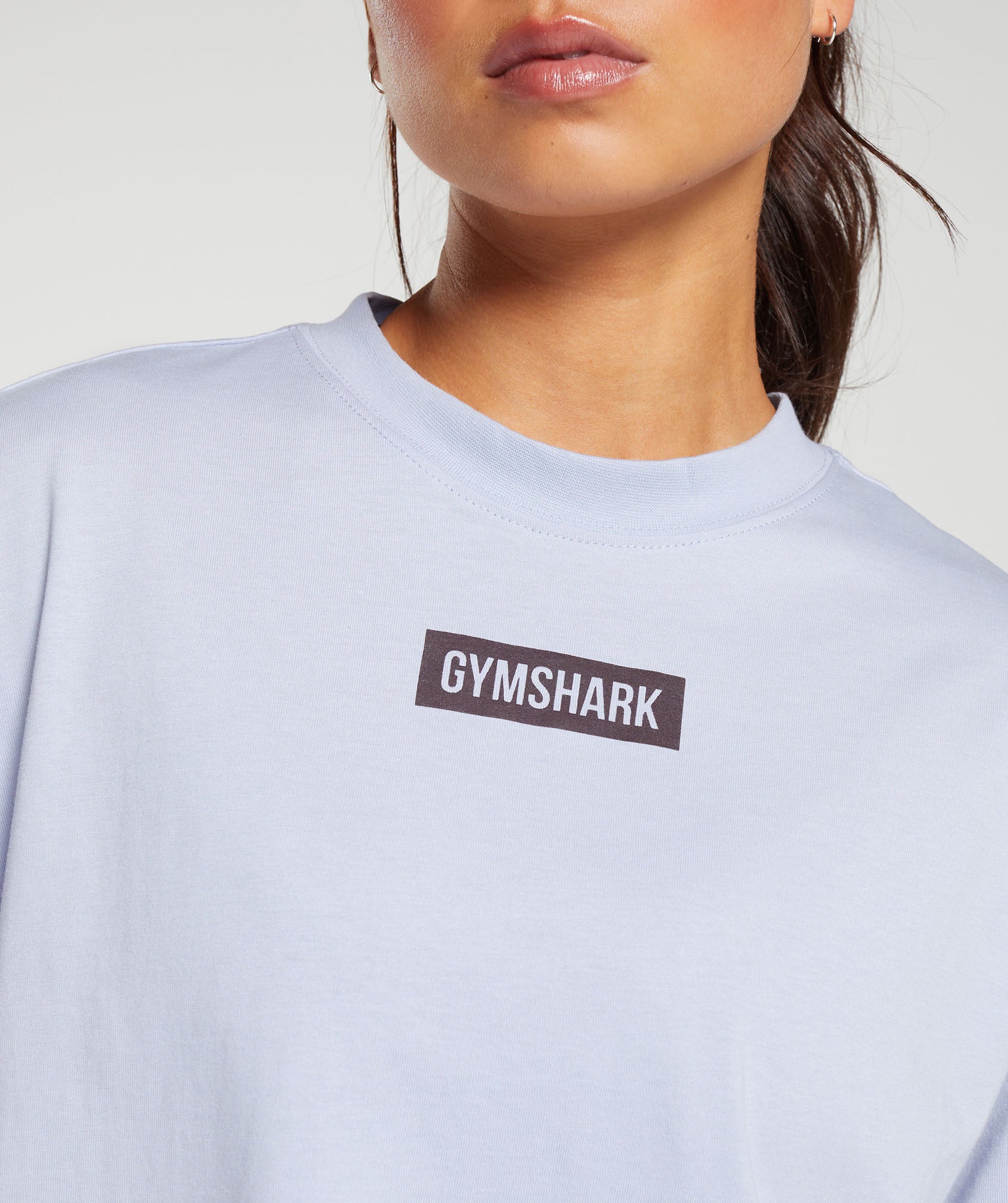 Gymshark Block Oversized T-Shirt - Washed Stone Brown