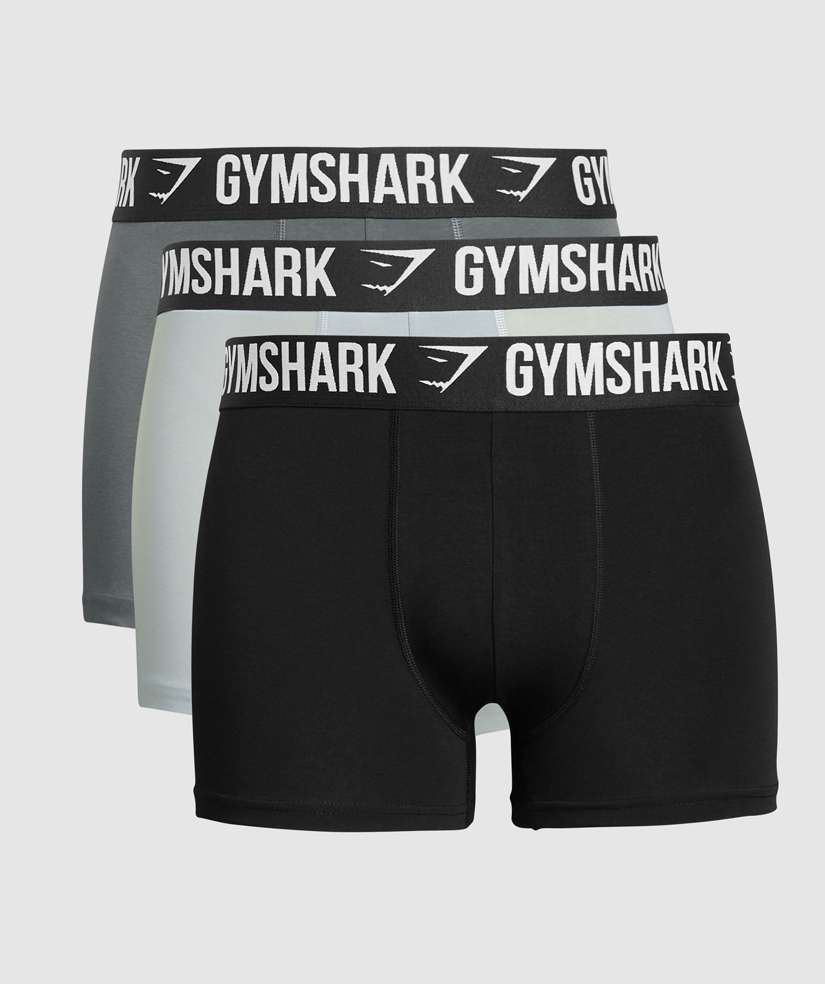 Gymshark Boxer Brief 3PK - White