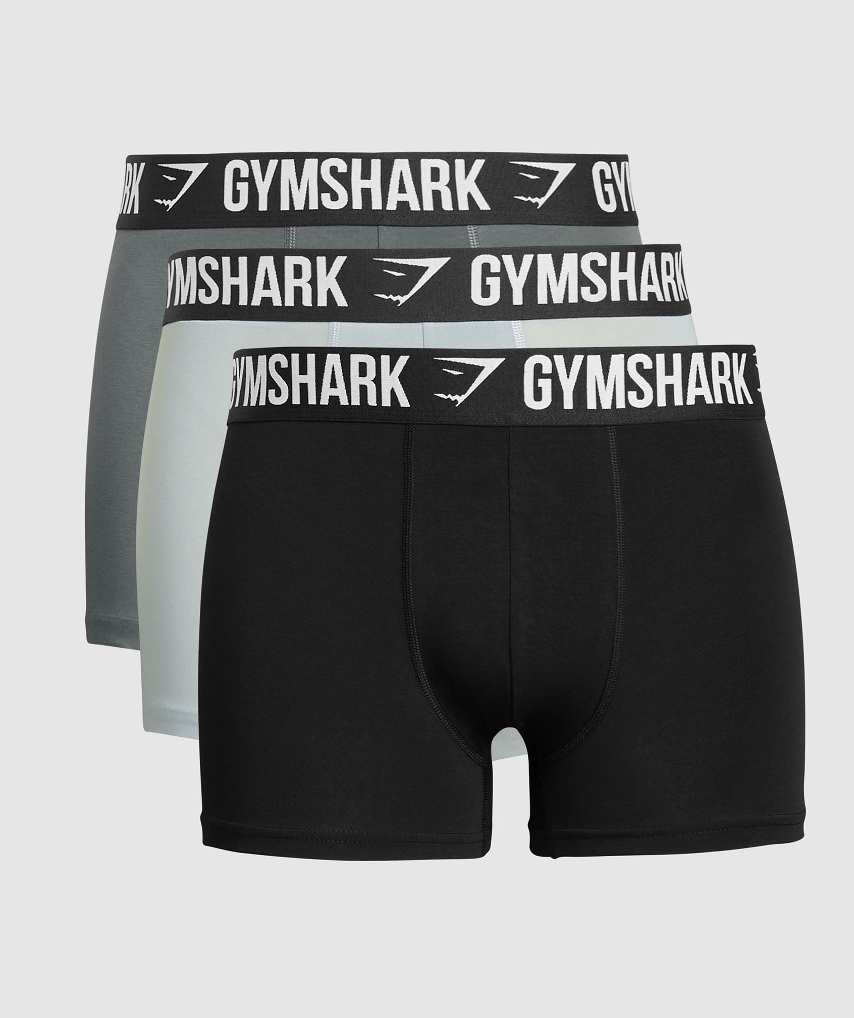 Boxer Brief 3PK in Black/Pitch Grey/Light Grey