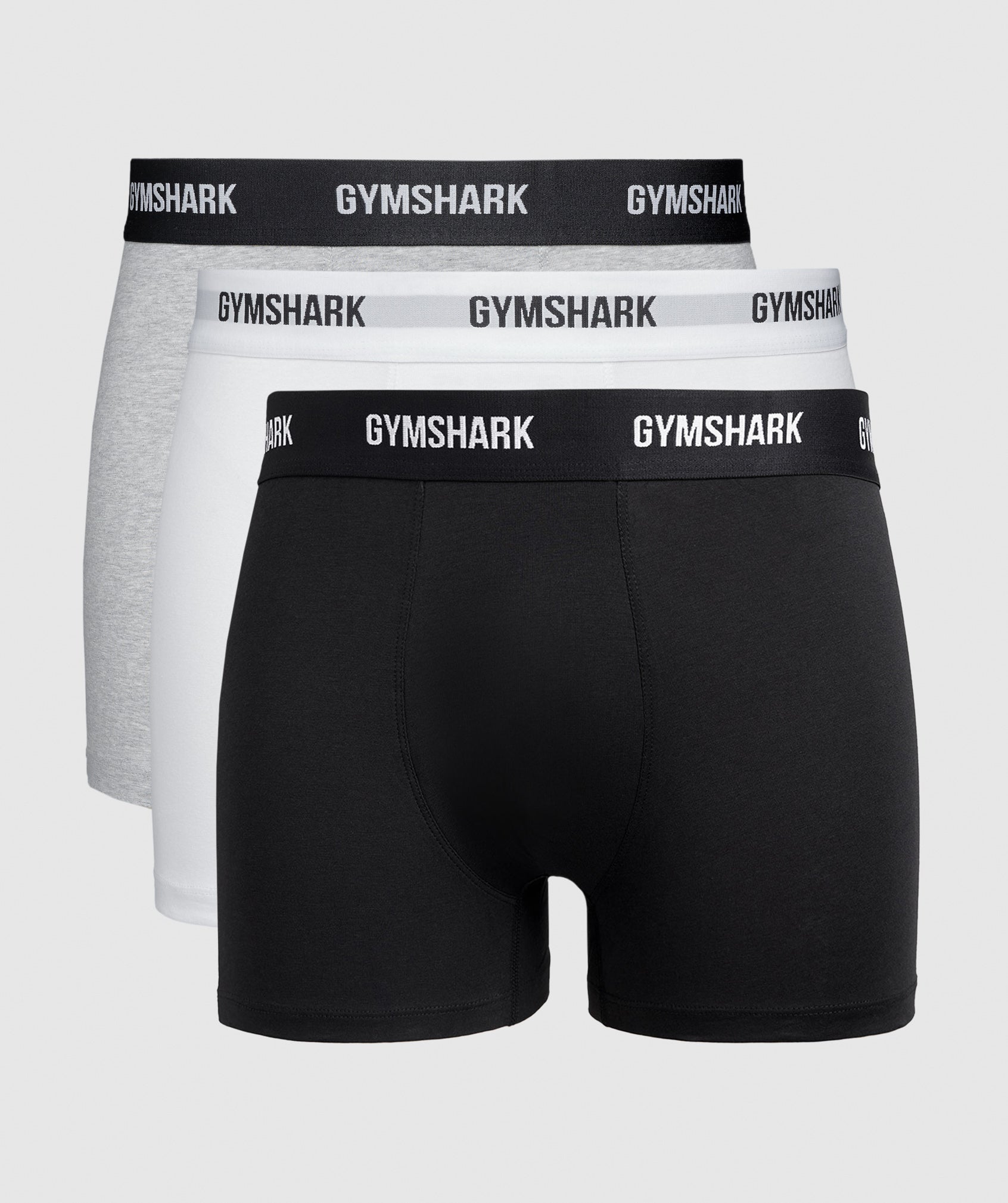 Boxers 3 PK en White/Light Grey Core Marl/Black está agotado